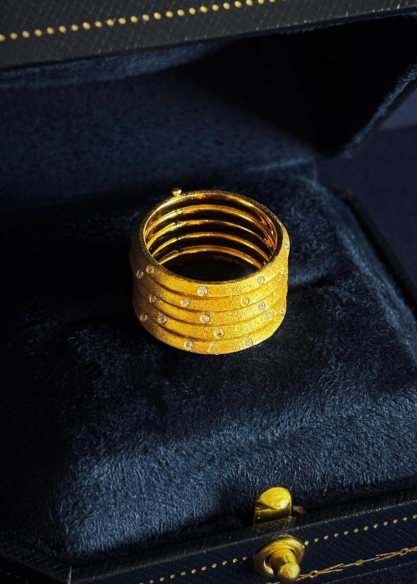Stacked Band Statement Ring