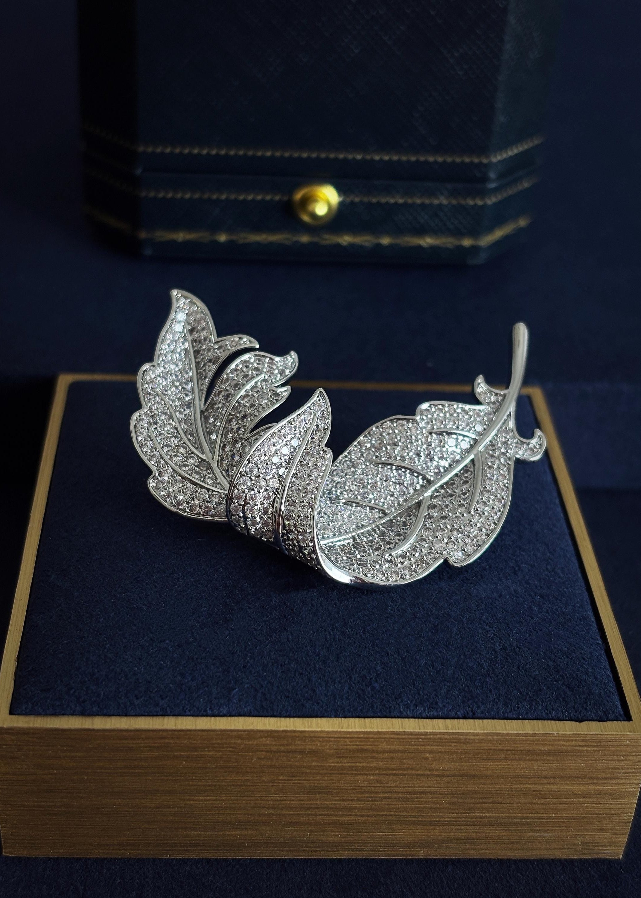 Leaf Statement Brooch