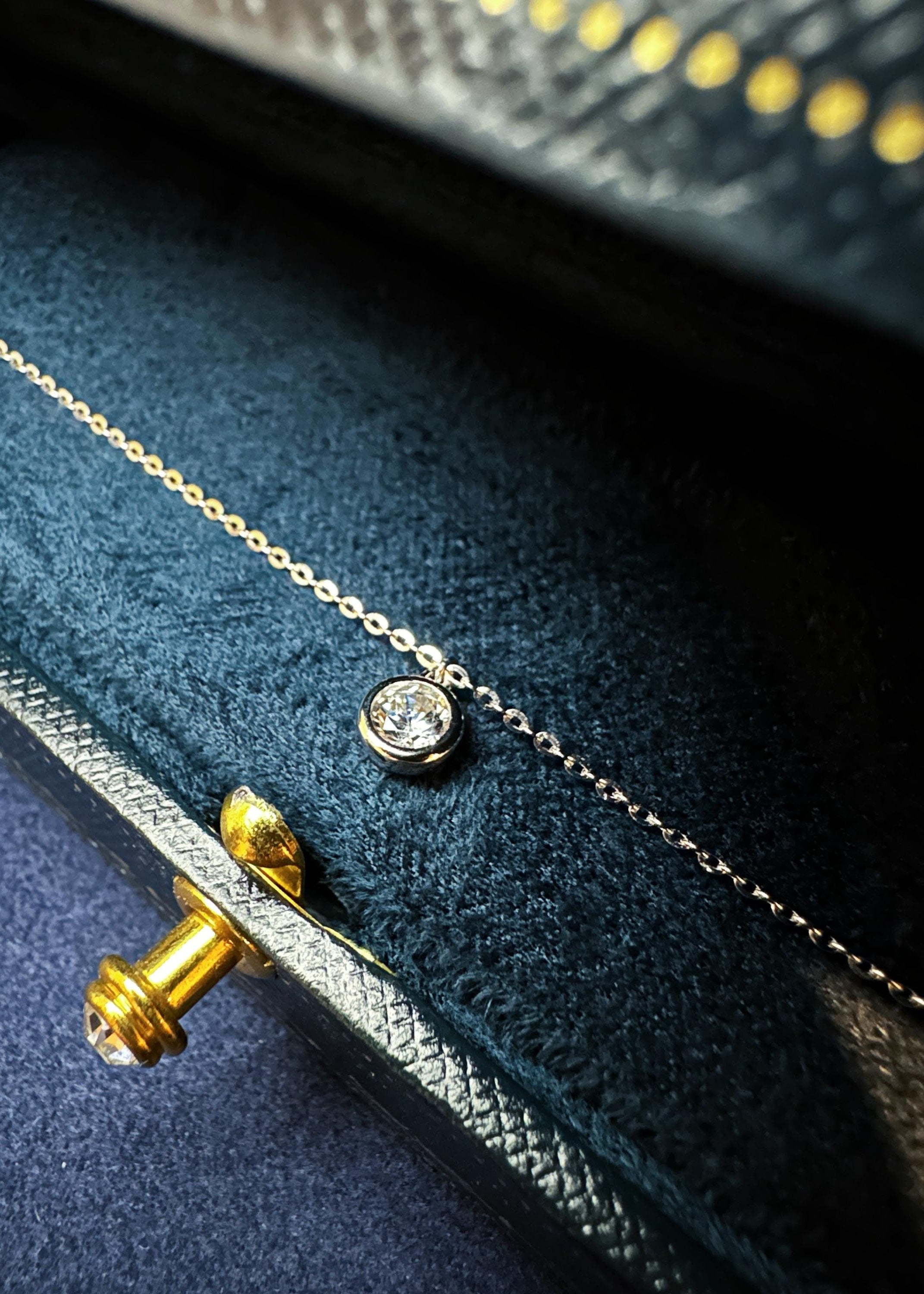 Bezel CZ Chain Bracelet