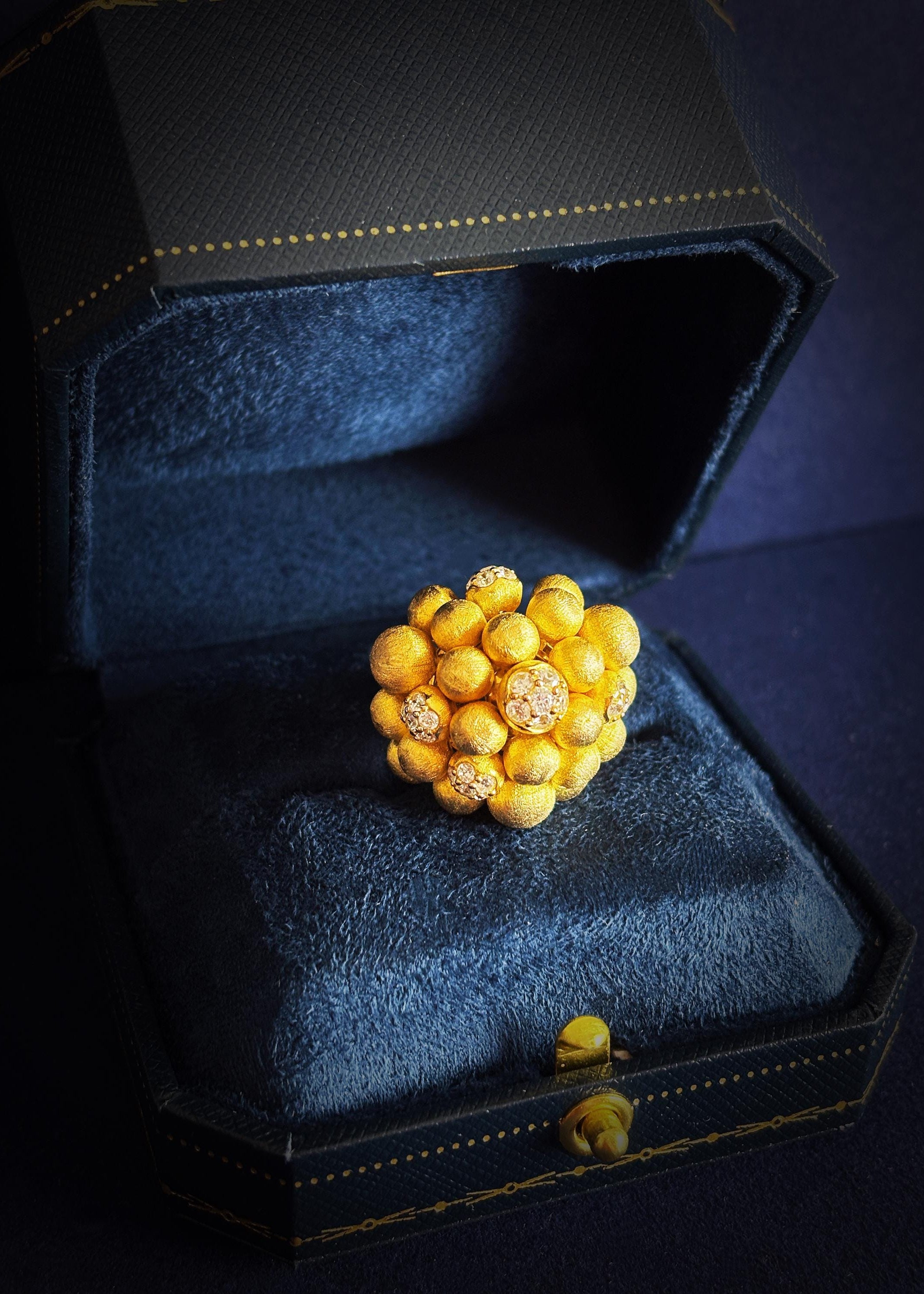 Kinetic Dome Statement Ring