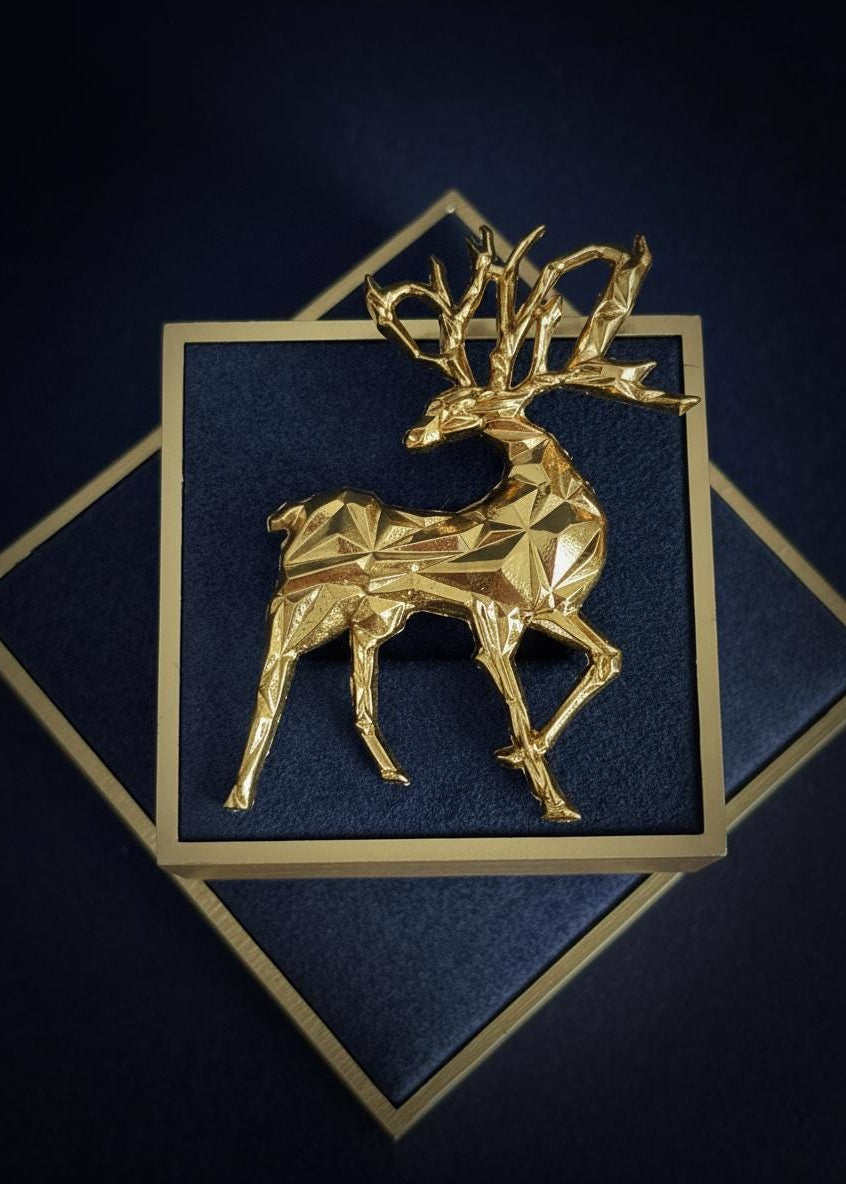Reindeer Silhouette Brooch