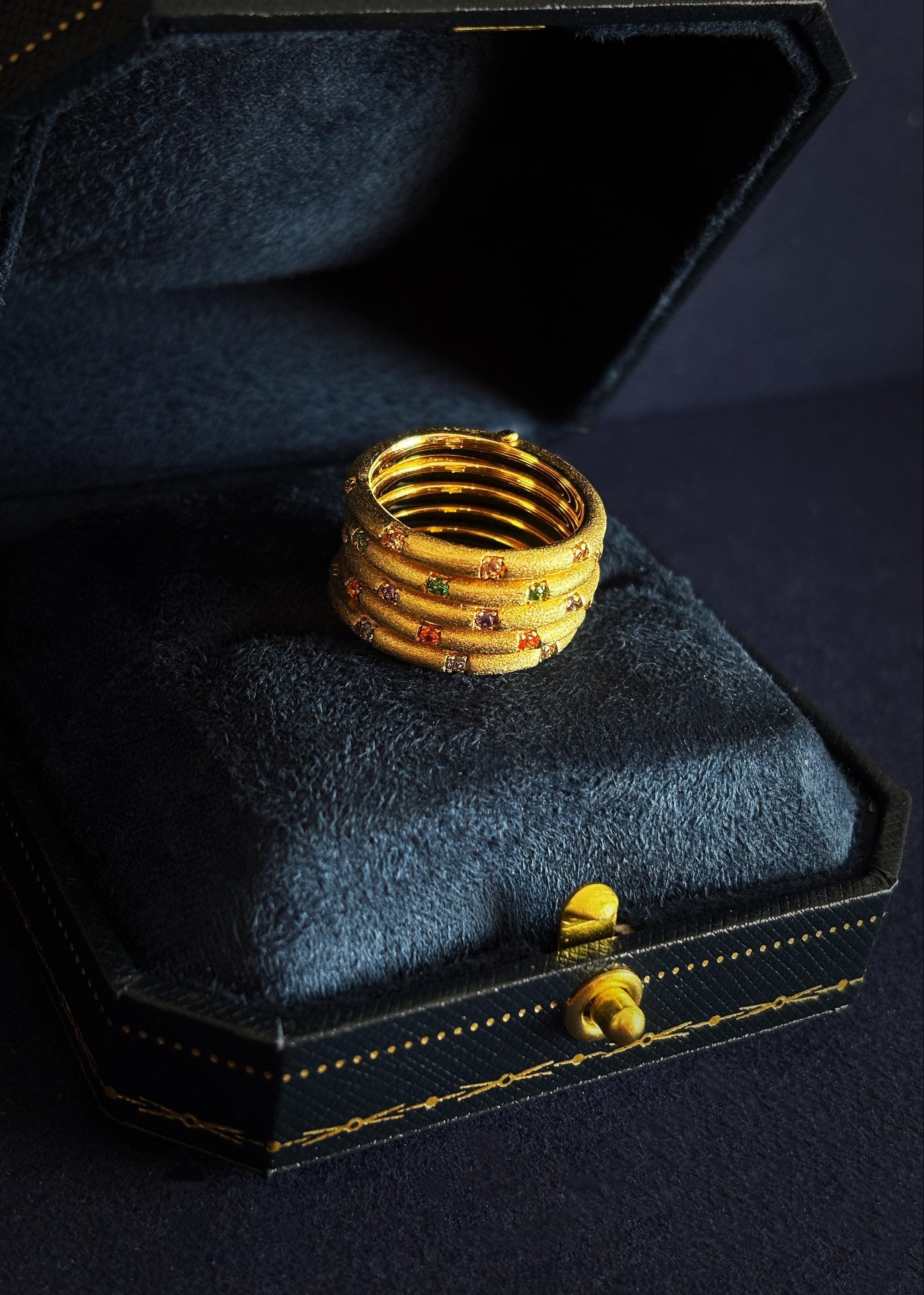 Multi-Band Gold Ring