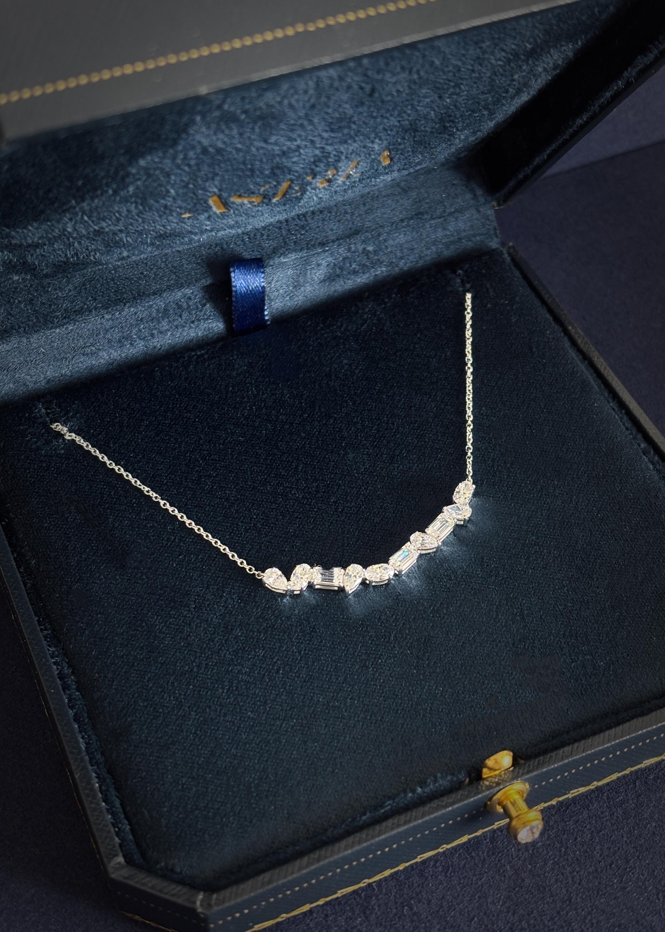 Crystal Bar Necklace