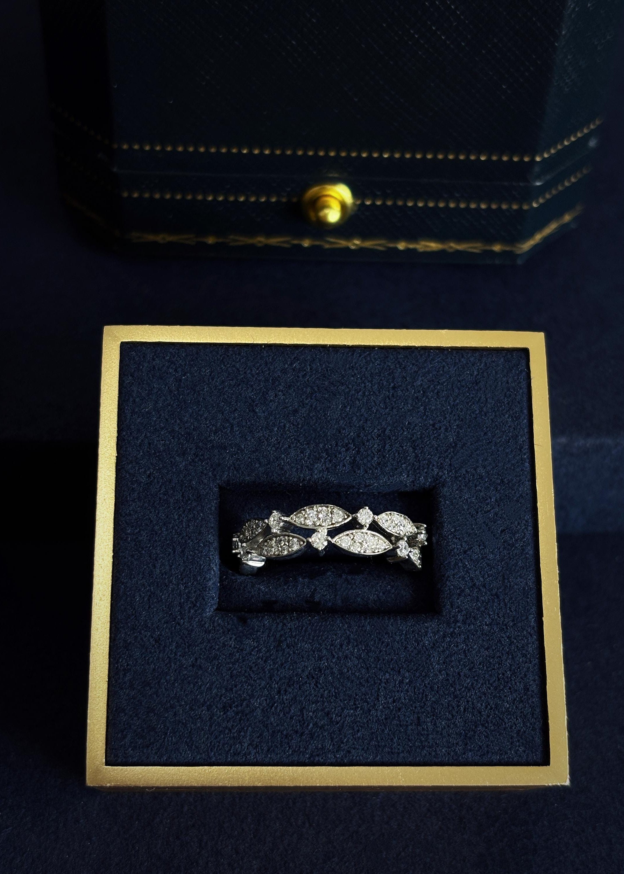 Gold-Plated Sterling Silver Leaf Ring