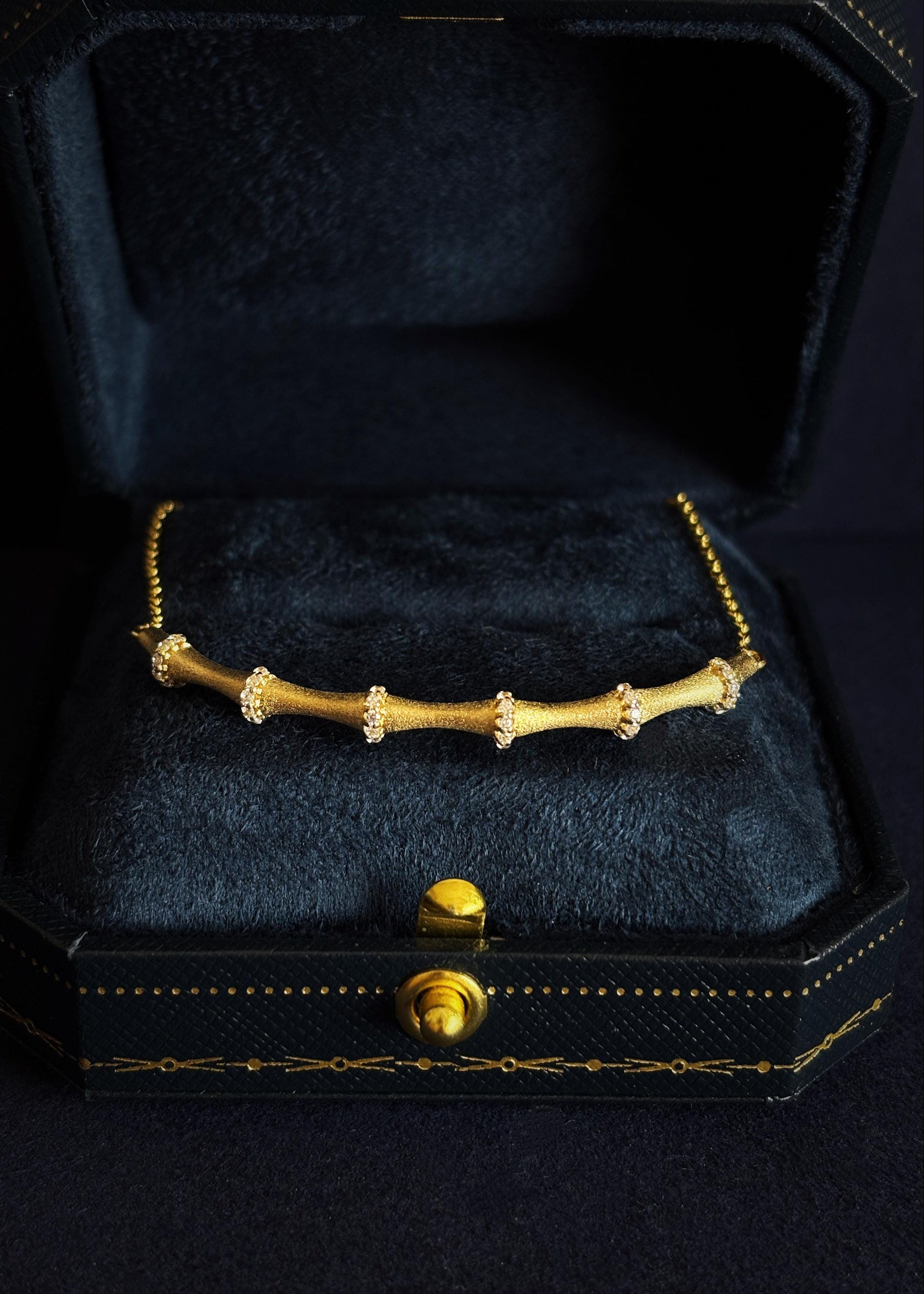 Gold Bamboo Bracelet