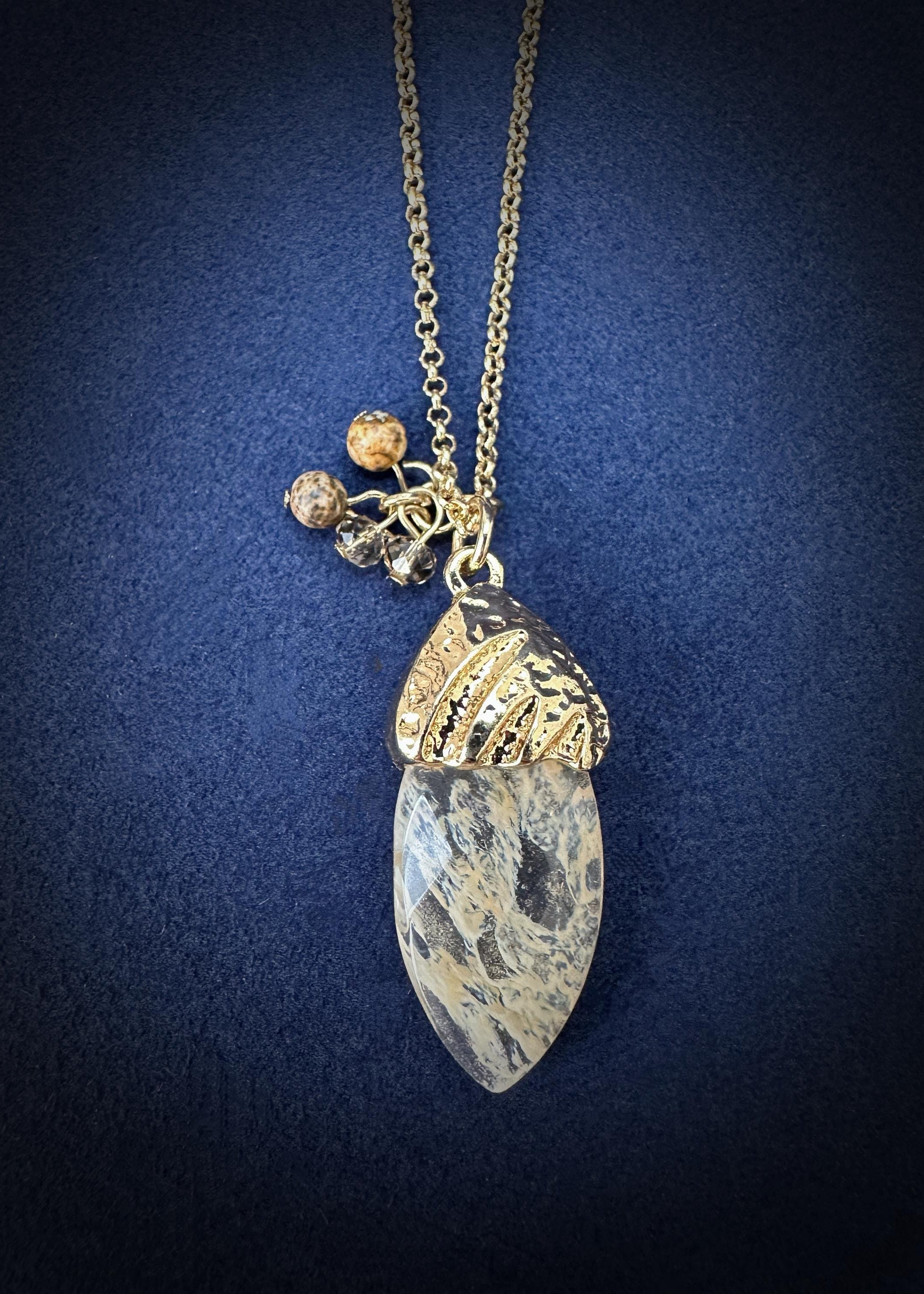 Layered Tassel Pendant Necklace