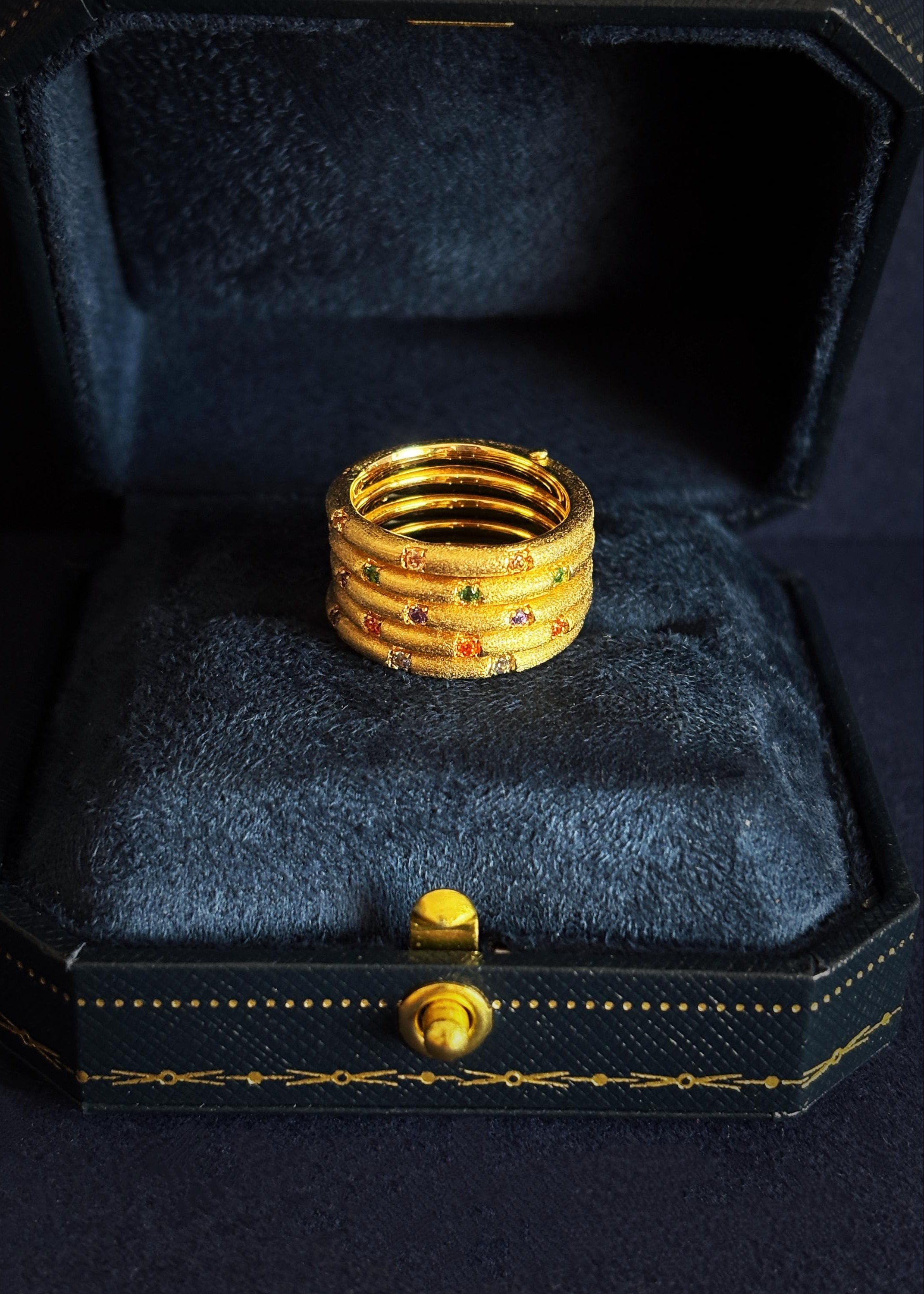 Multi-Band Gold Ring