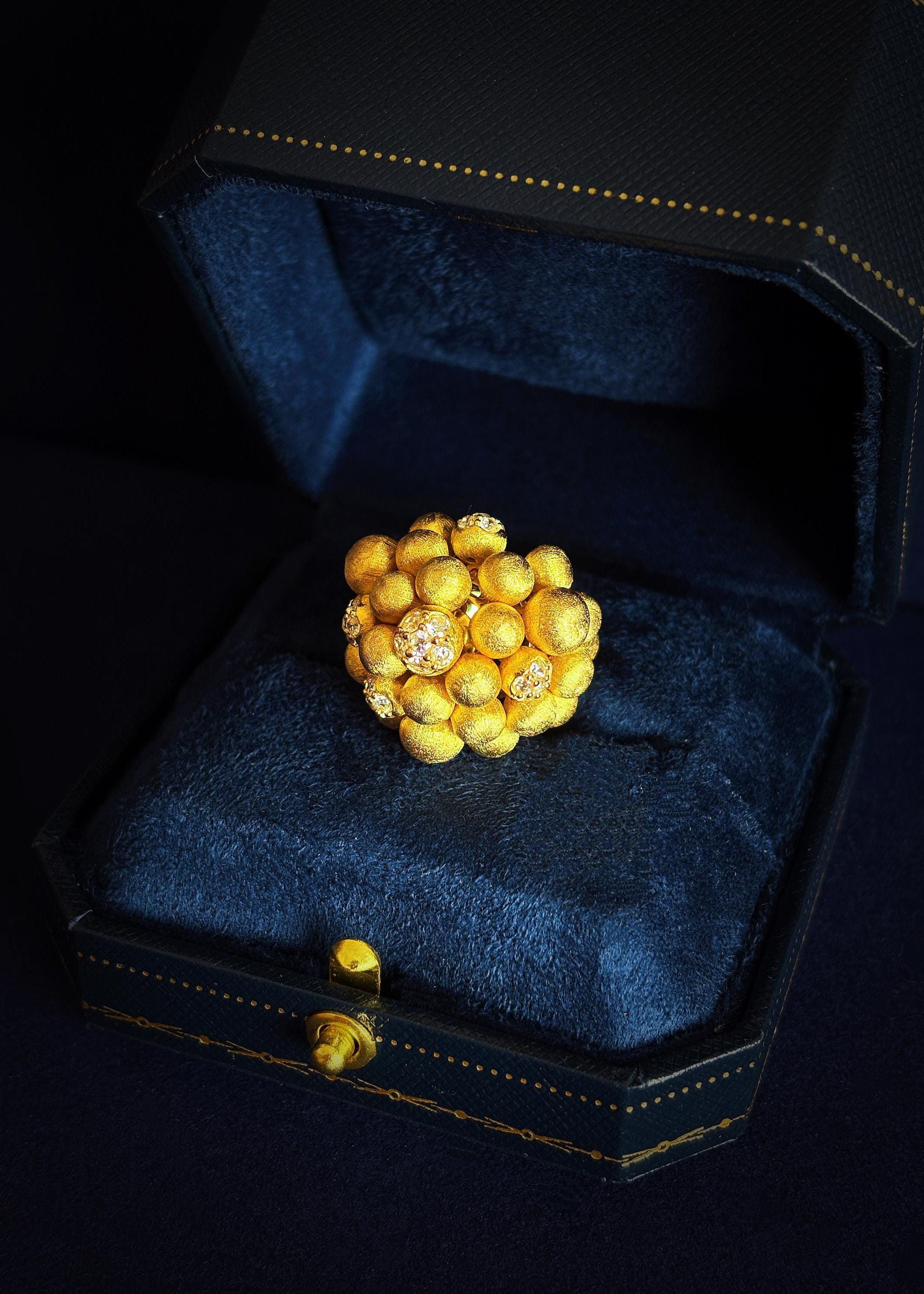 Kinetic Dome Statement Ring