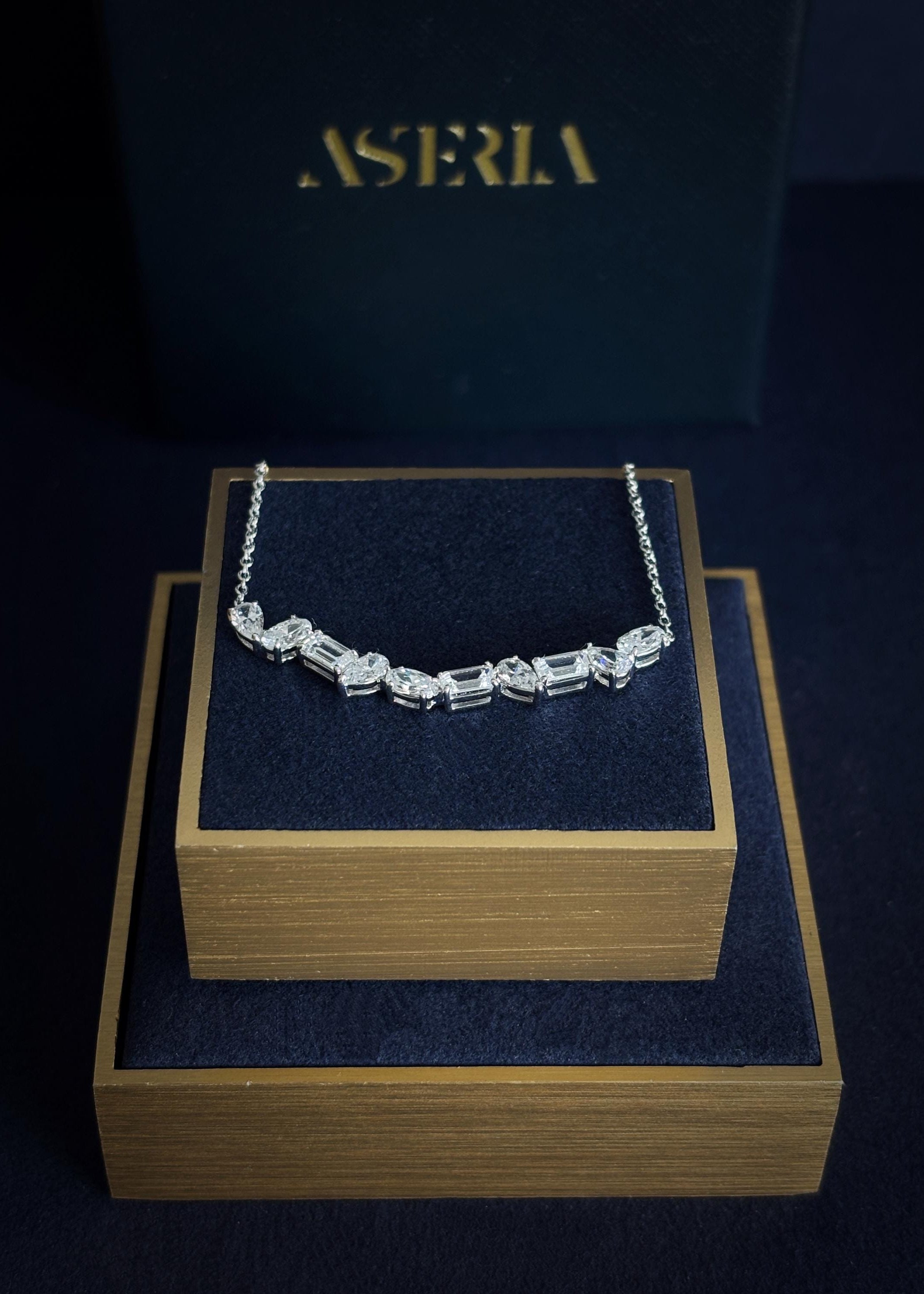 Crystal Bar Necklace