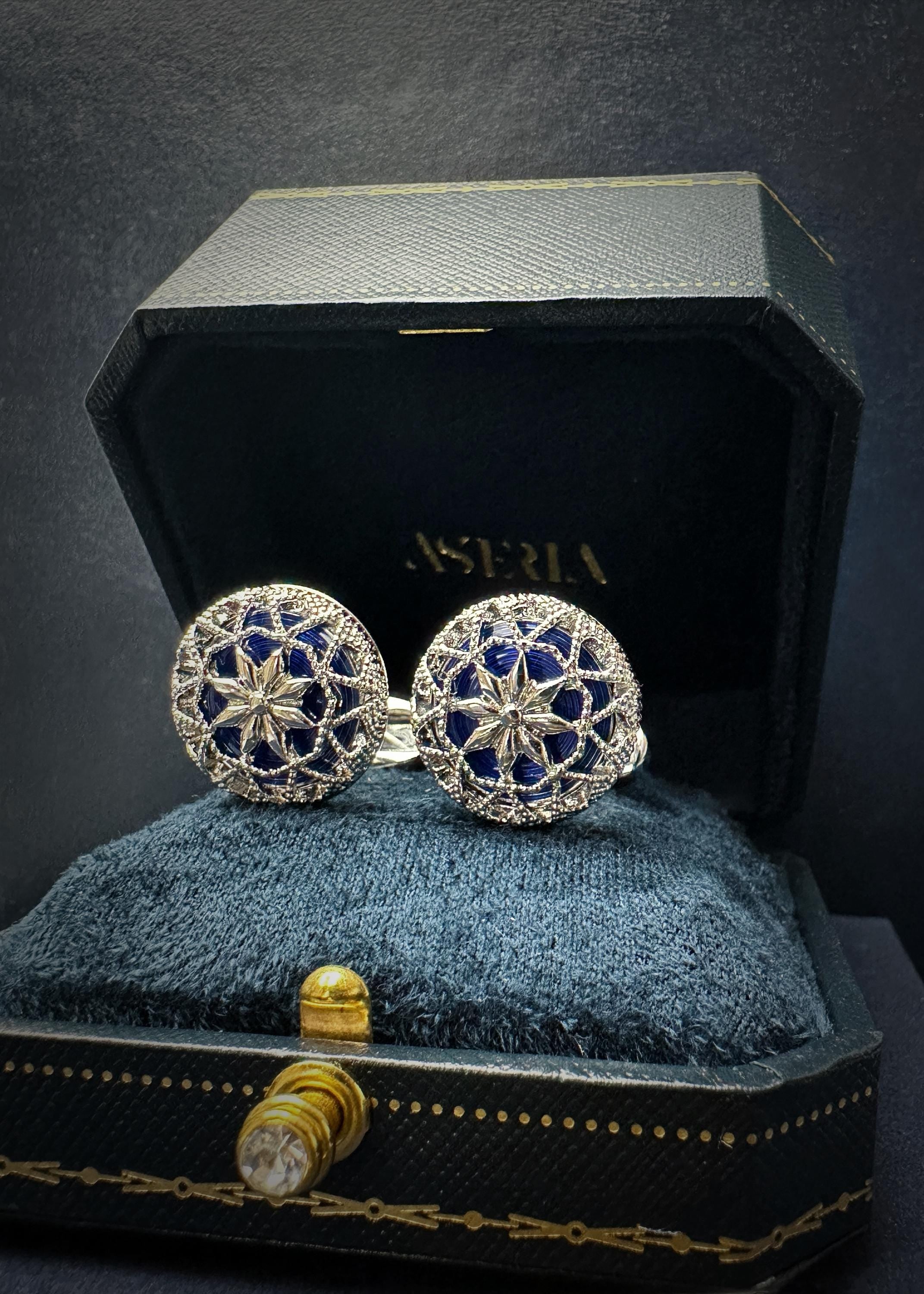 Floral Crest Cufflinks