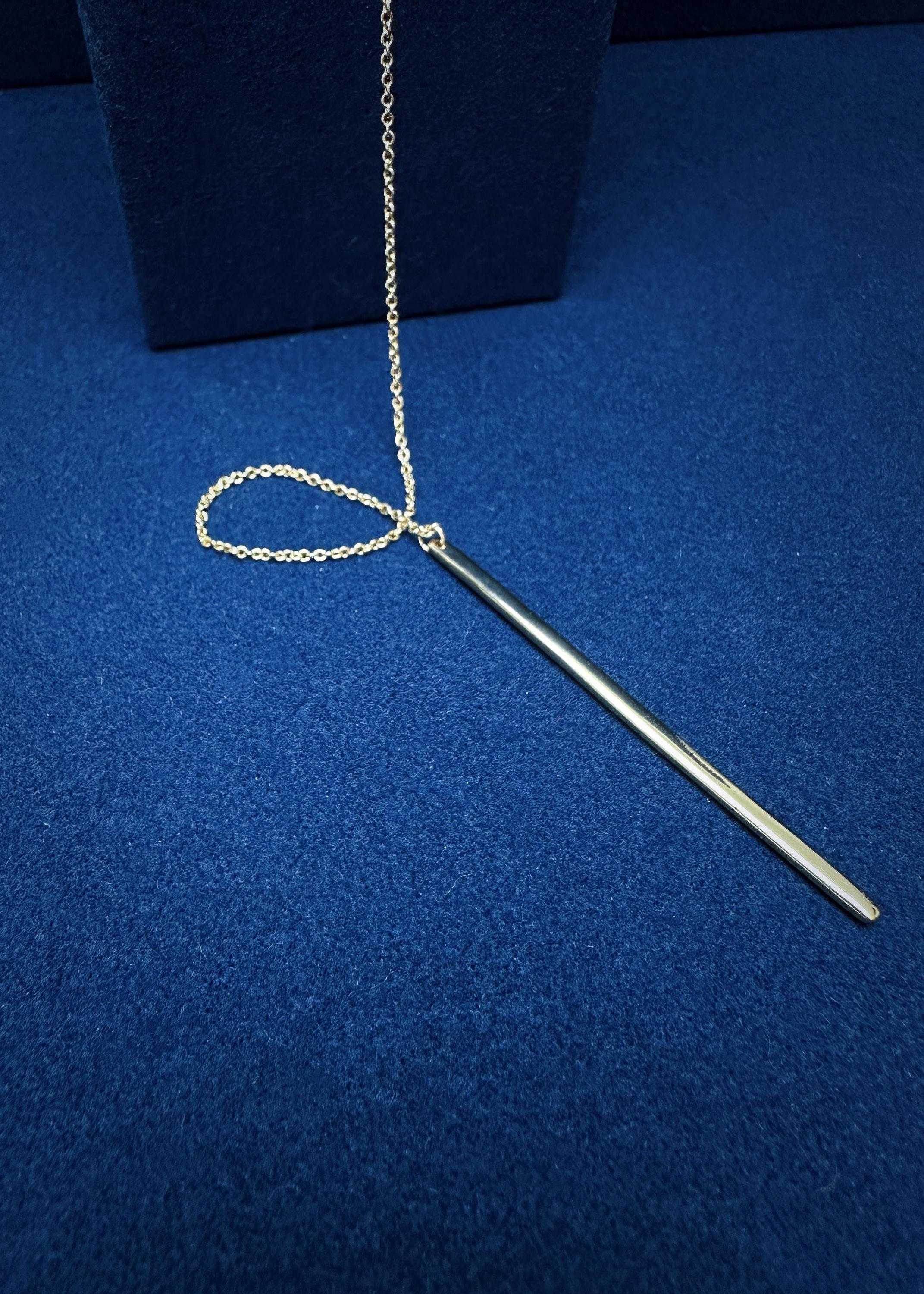 Minimal Y Lariat Necklace