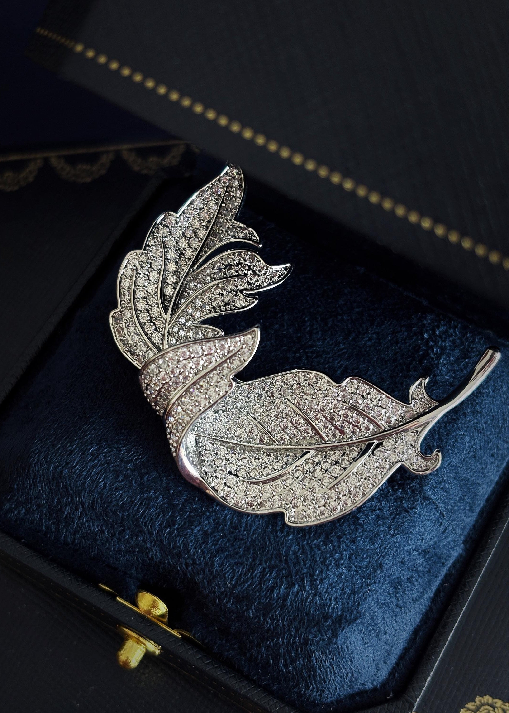 Leaf Statement Brooch