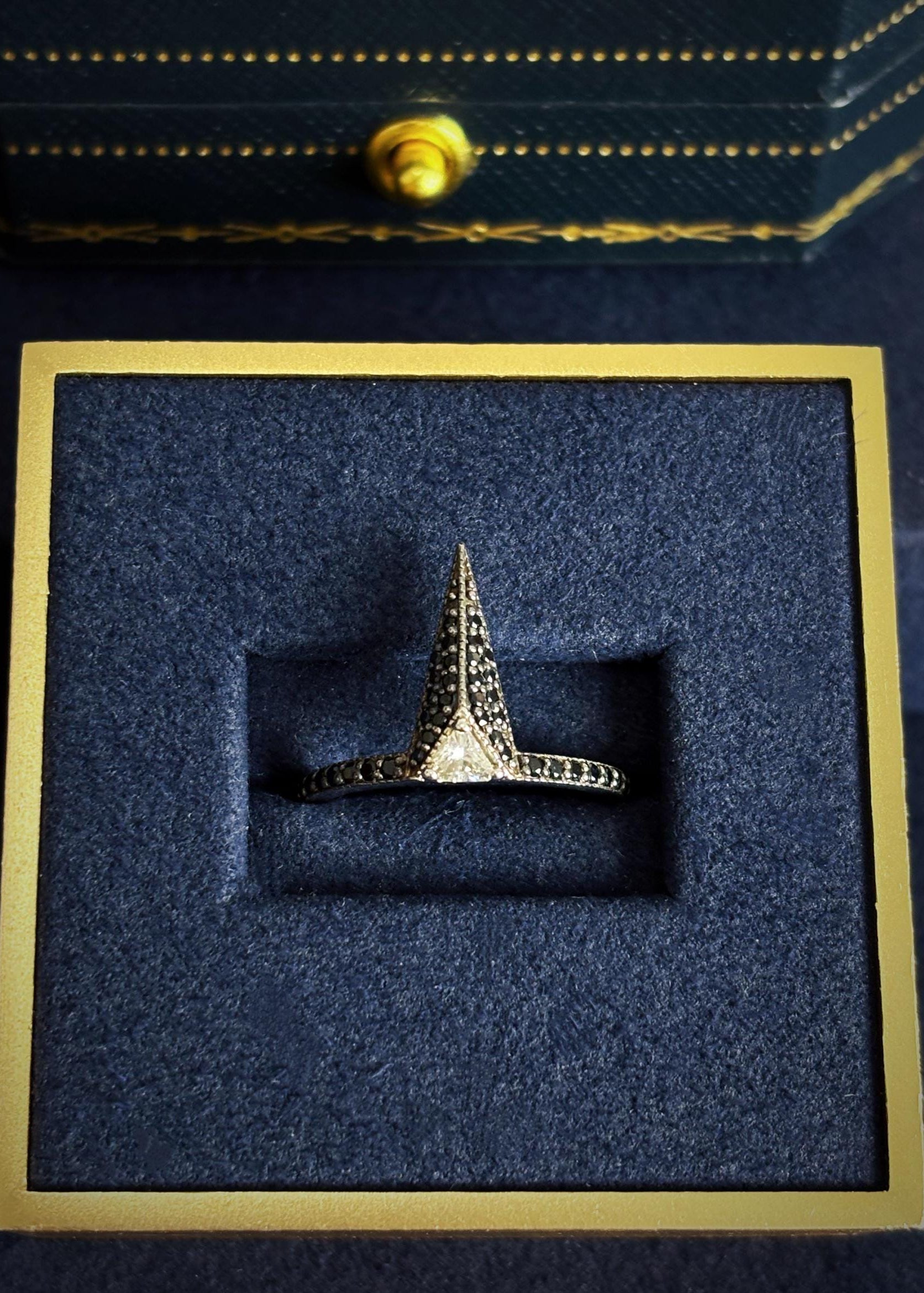 Spike Pyramid Ring