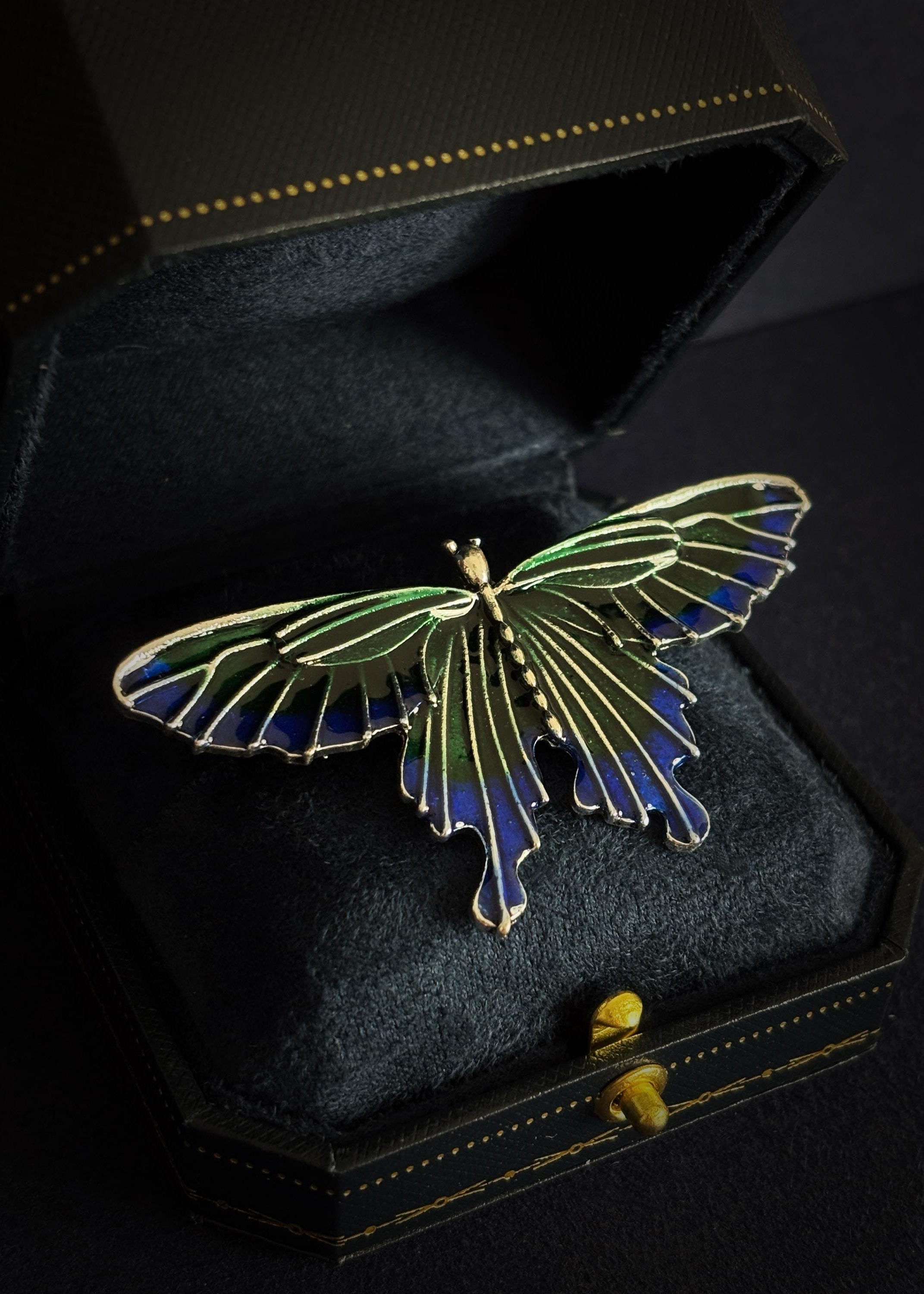 Iridescent Butterfly Brooch