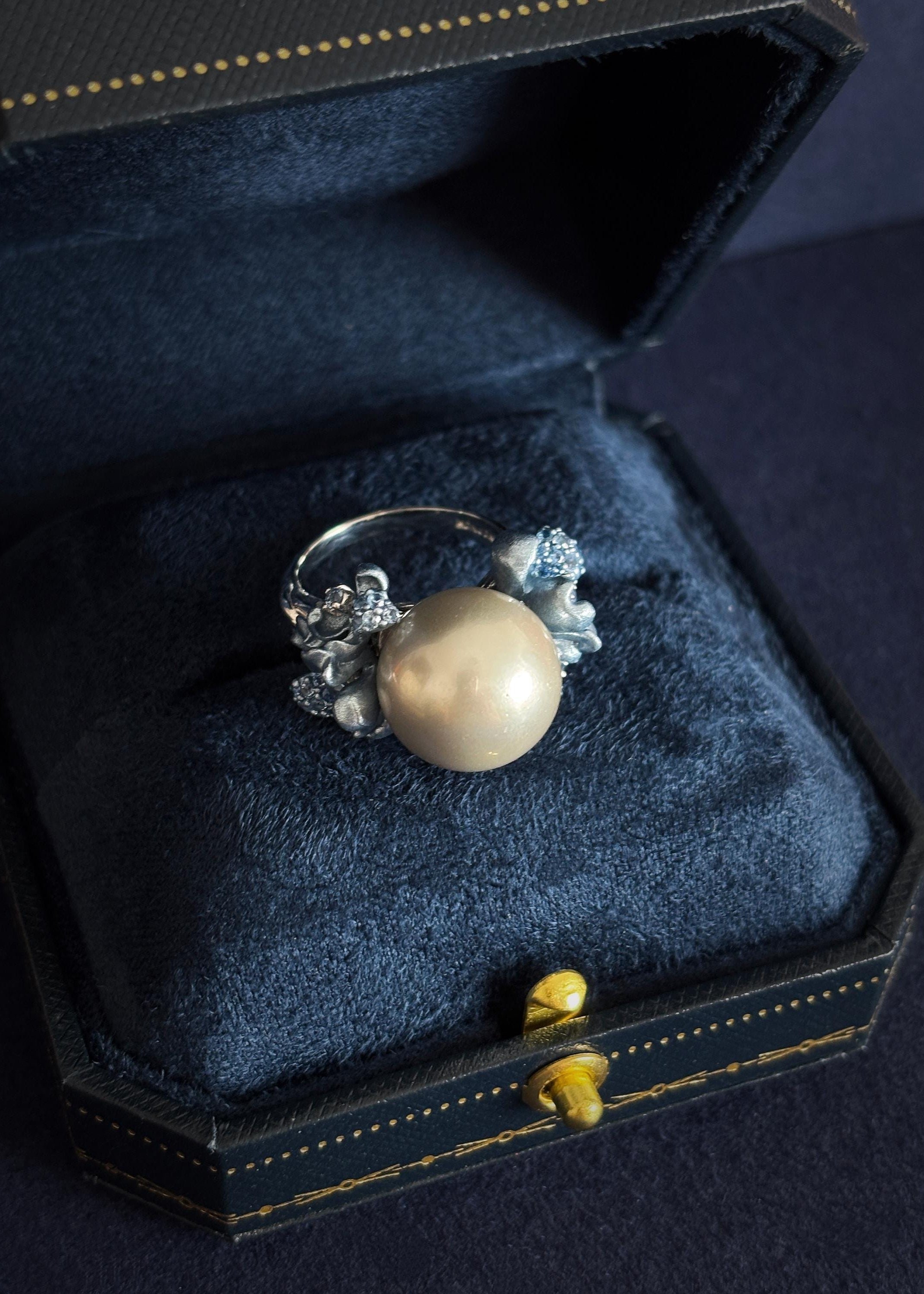 Oyster Pearl Cocktail Ring