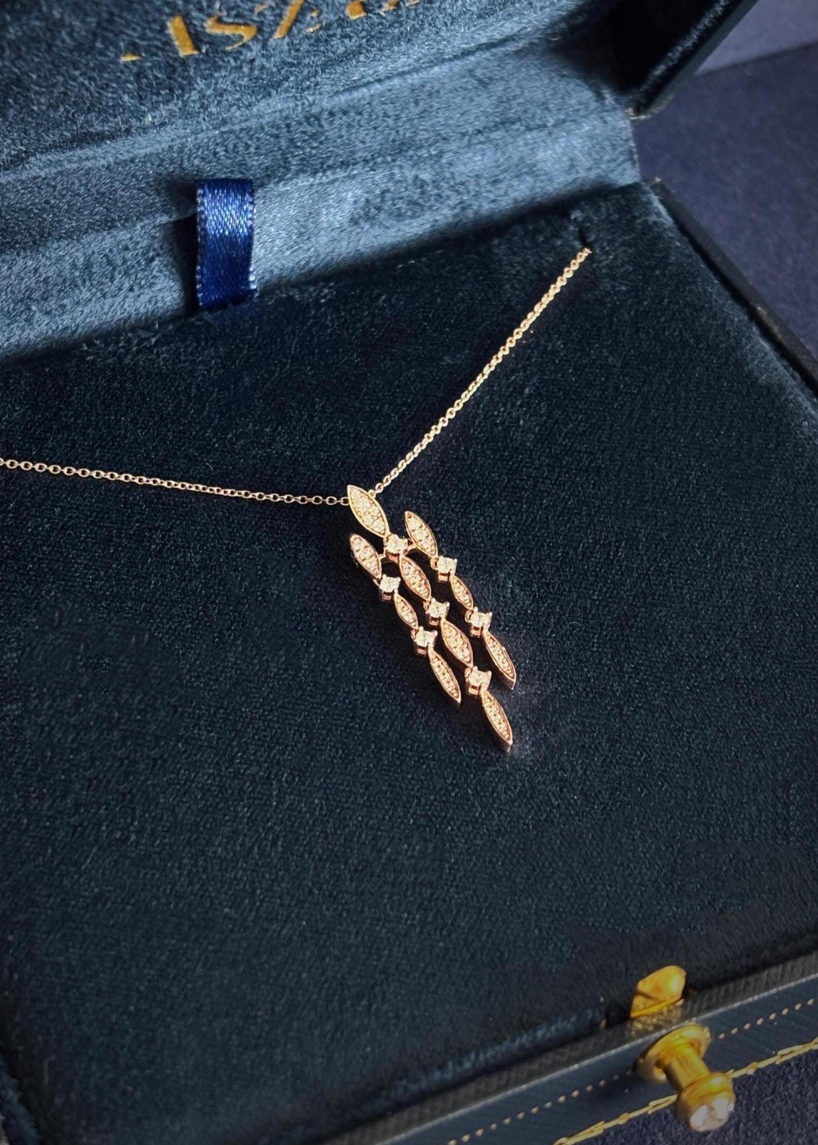 Rose Gold Tassel Necklace