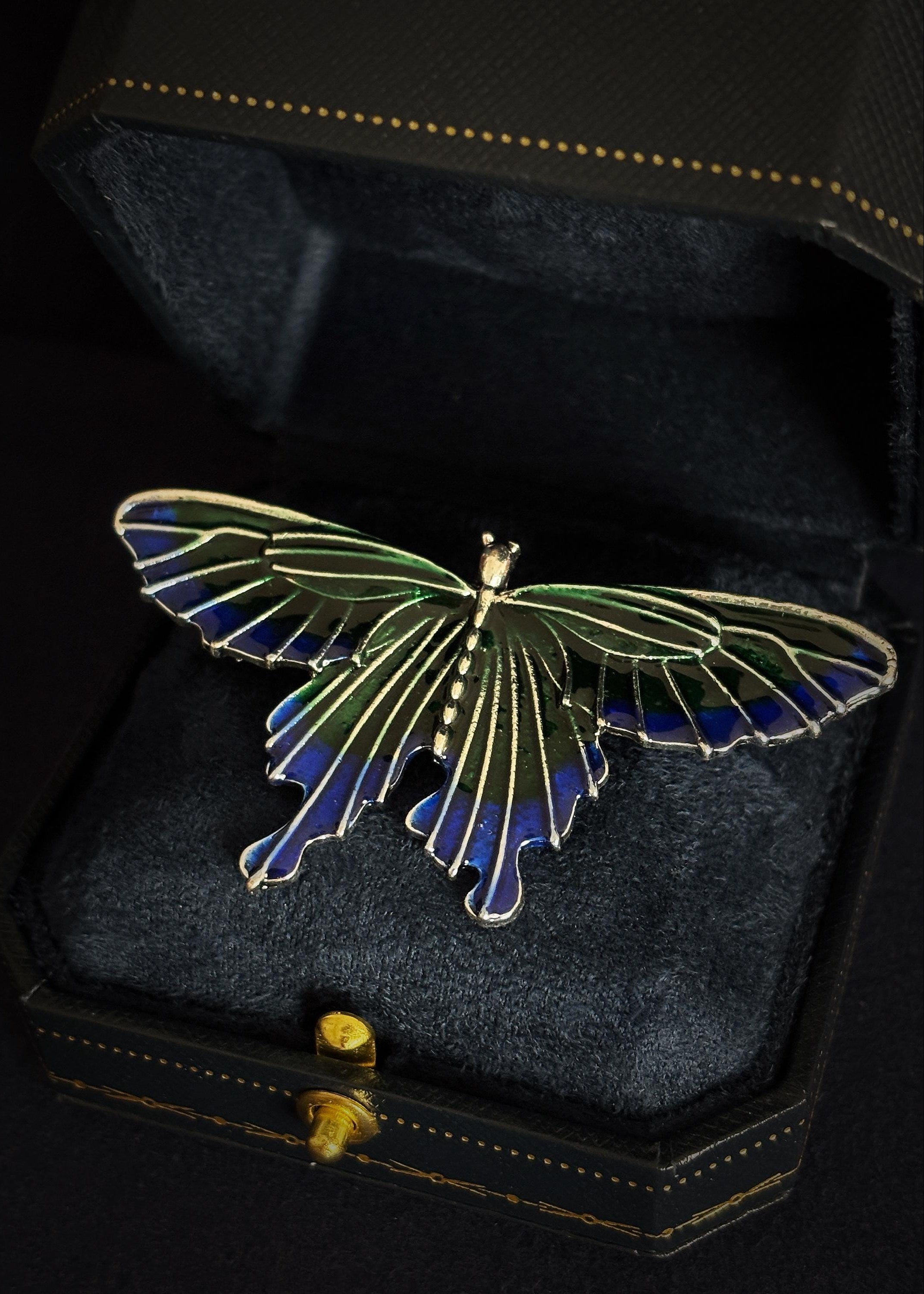 Iridescent Butterfly Brooch