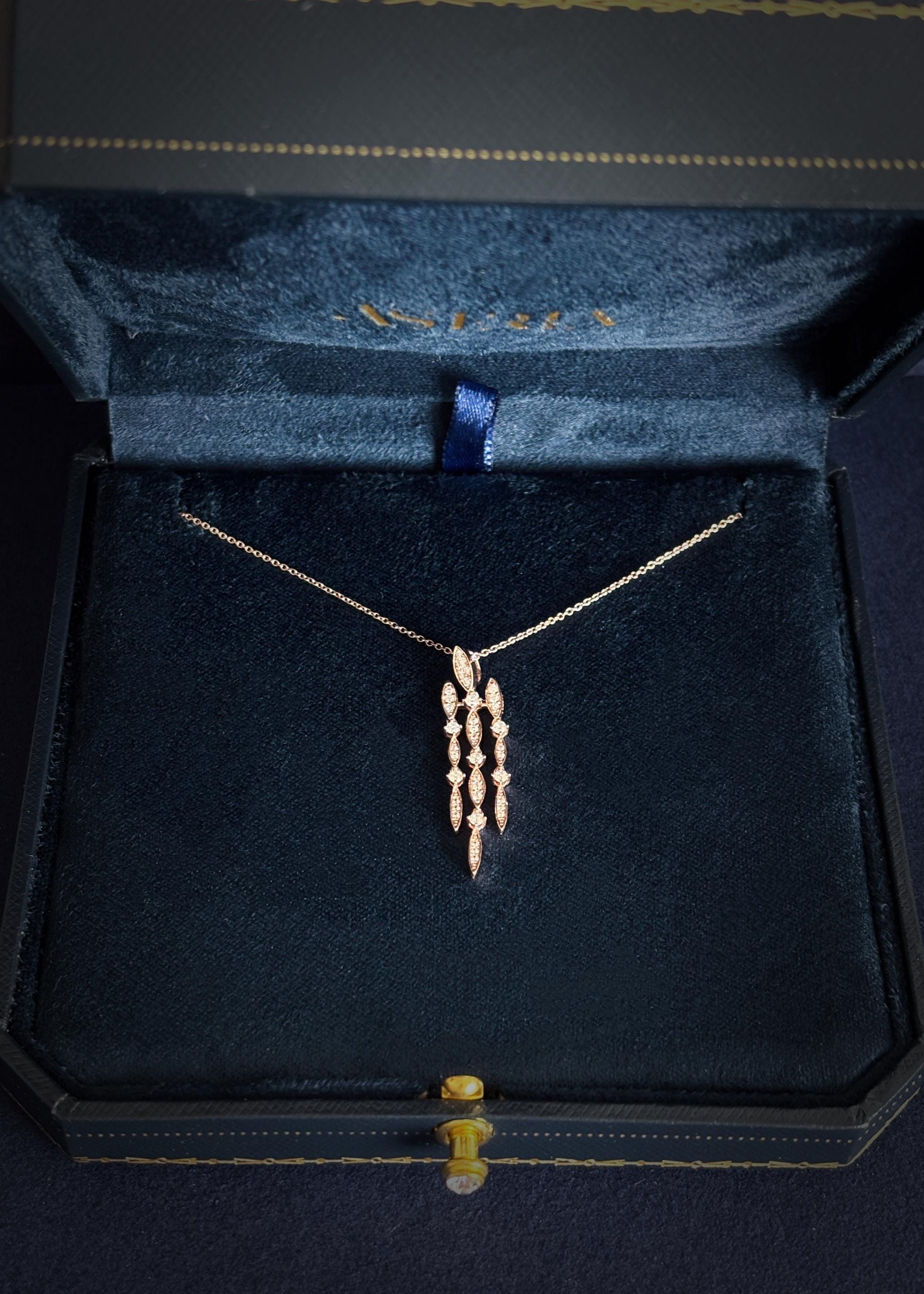 Rose Gold Tassel Necklace