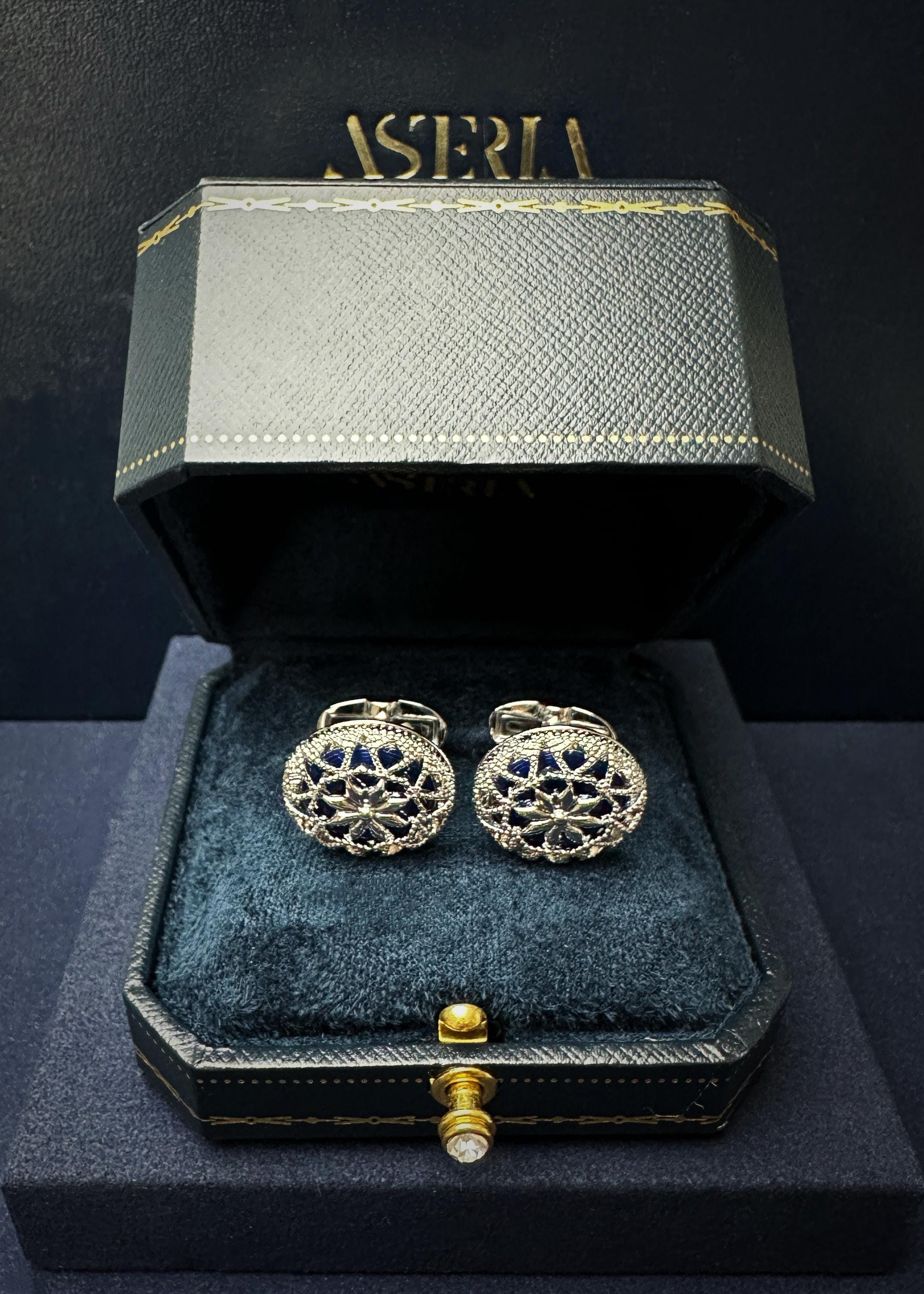 Floral Crest Cufflinks