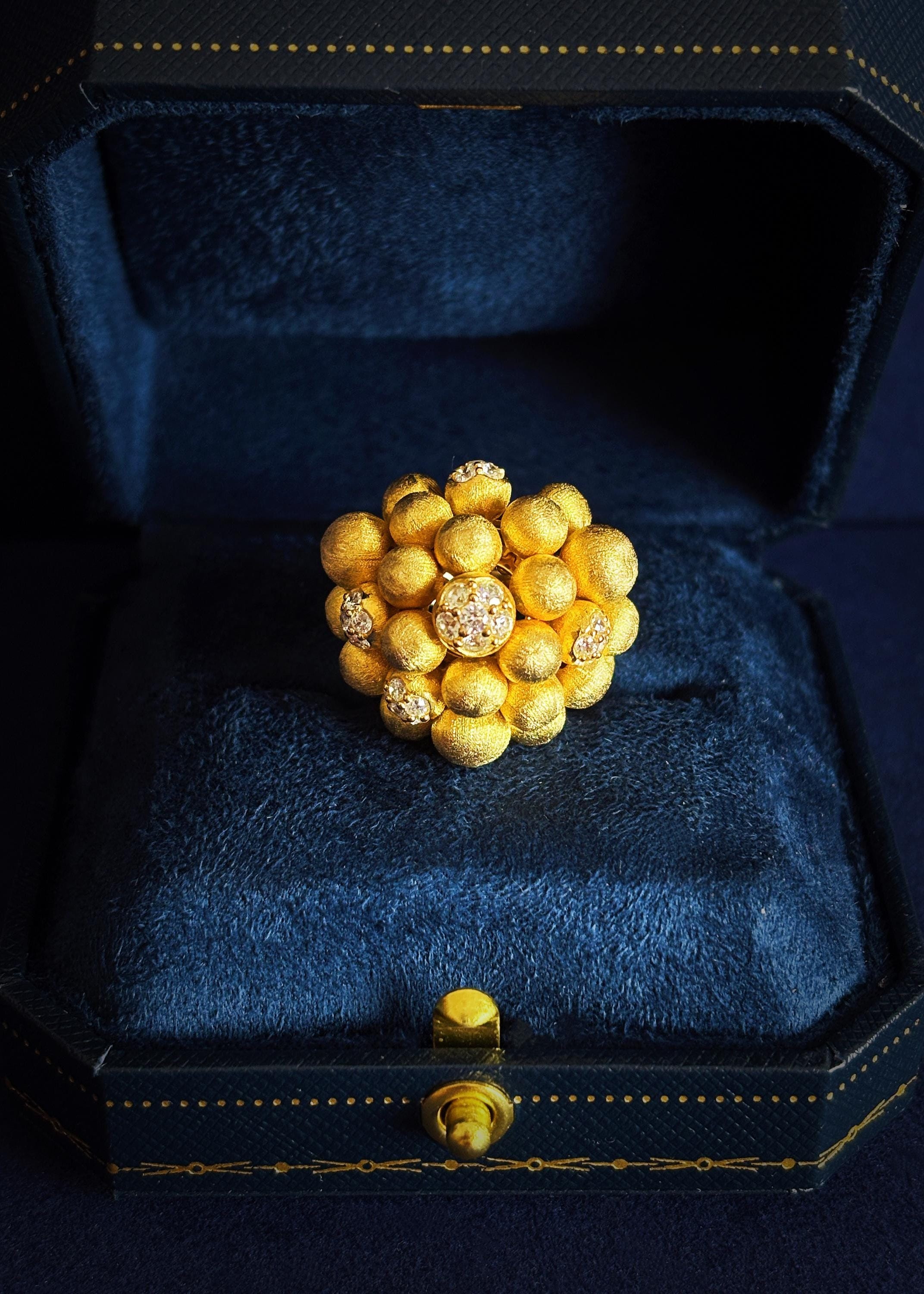 Kinetic Dome Statement Ring