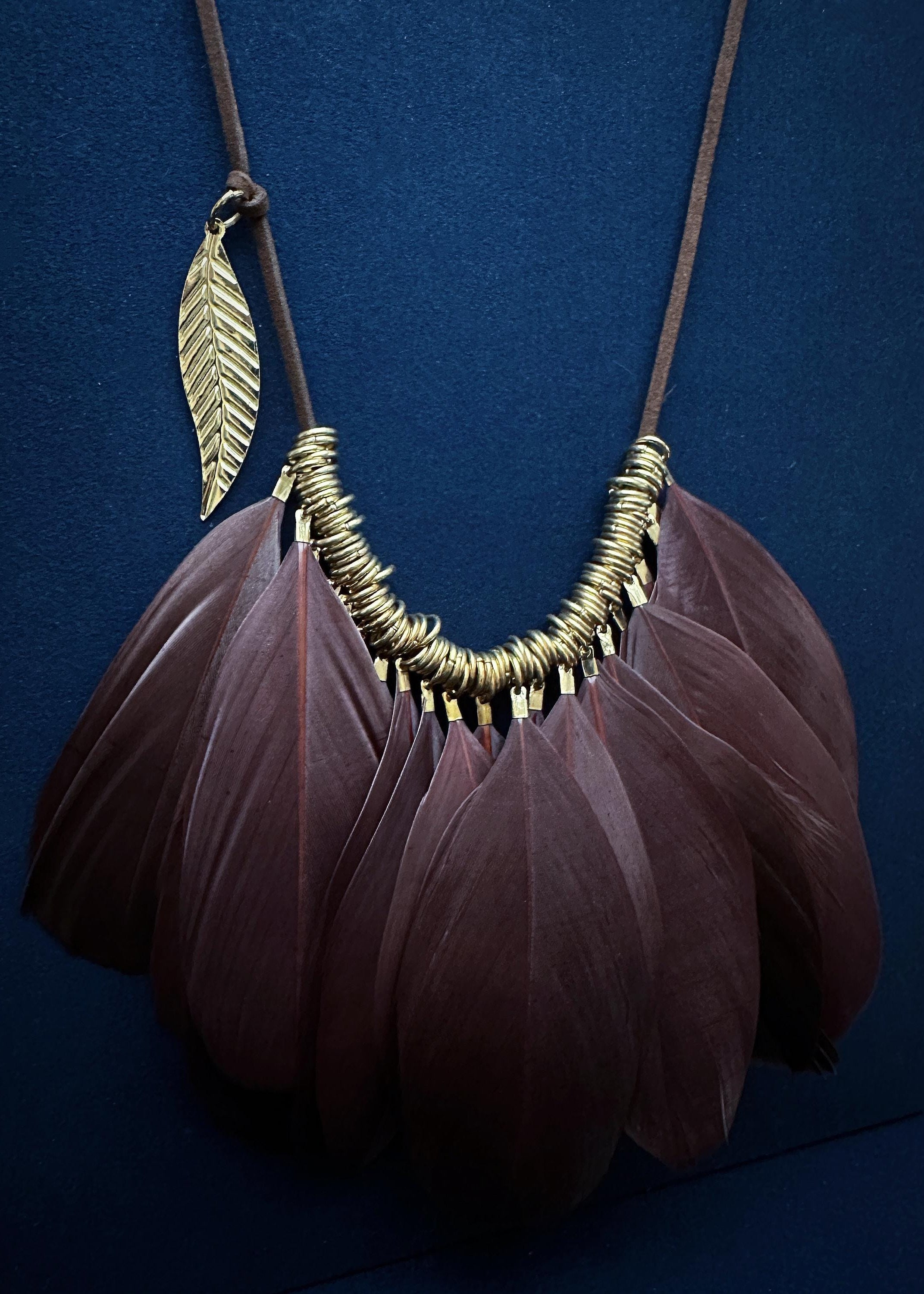 Feather Statement Necklace