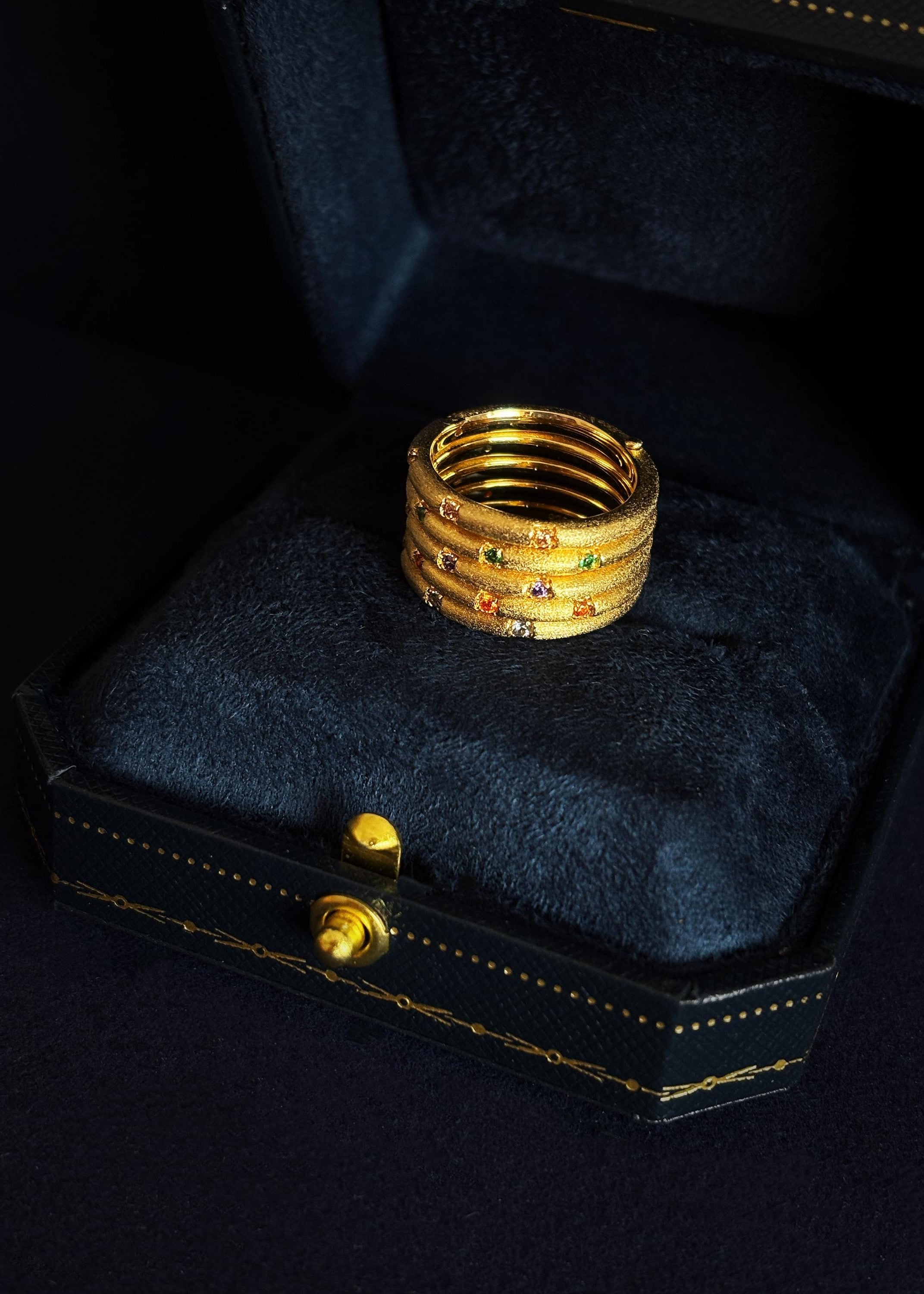 Multi-Band Gold Ring