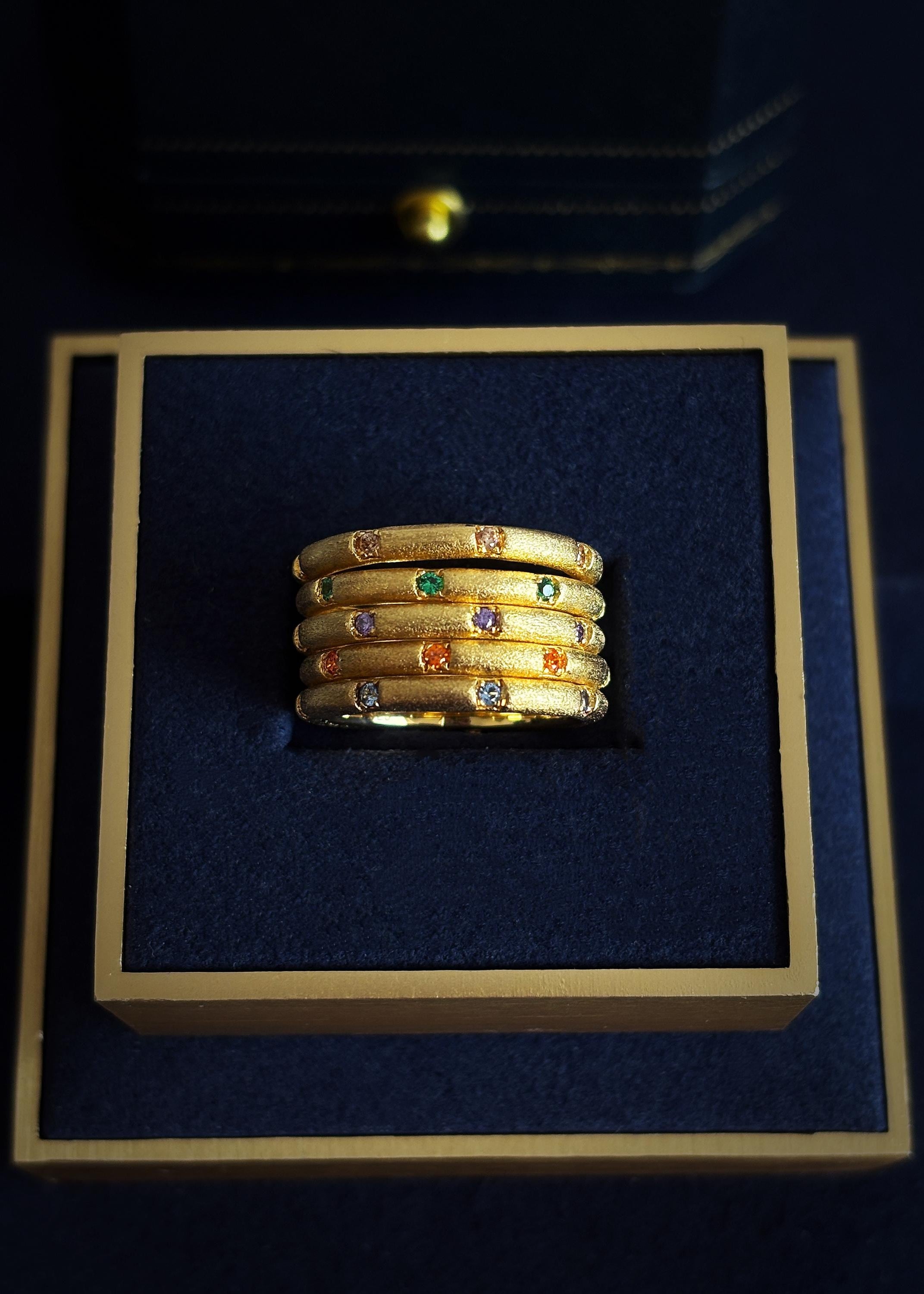 Multi-Band Gold Ring