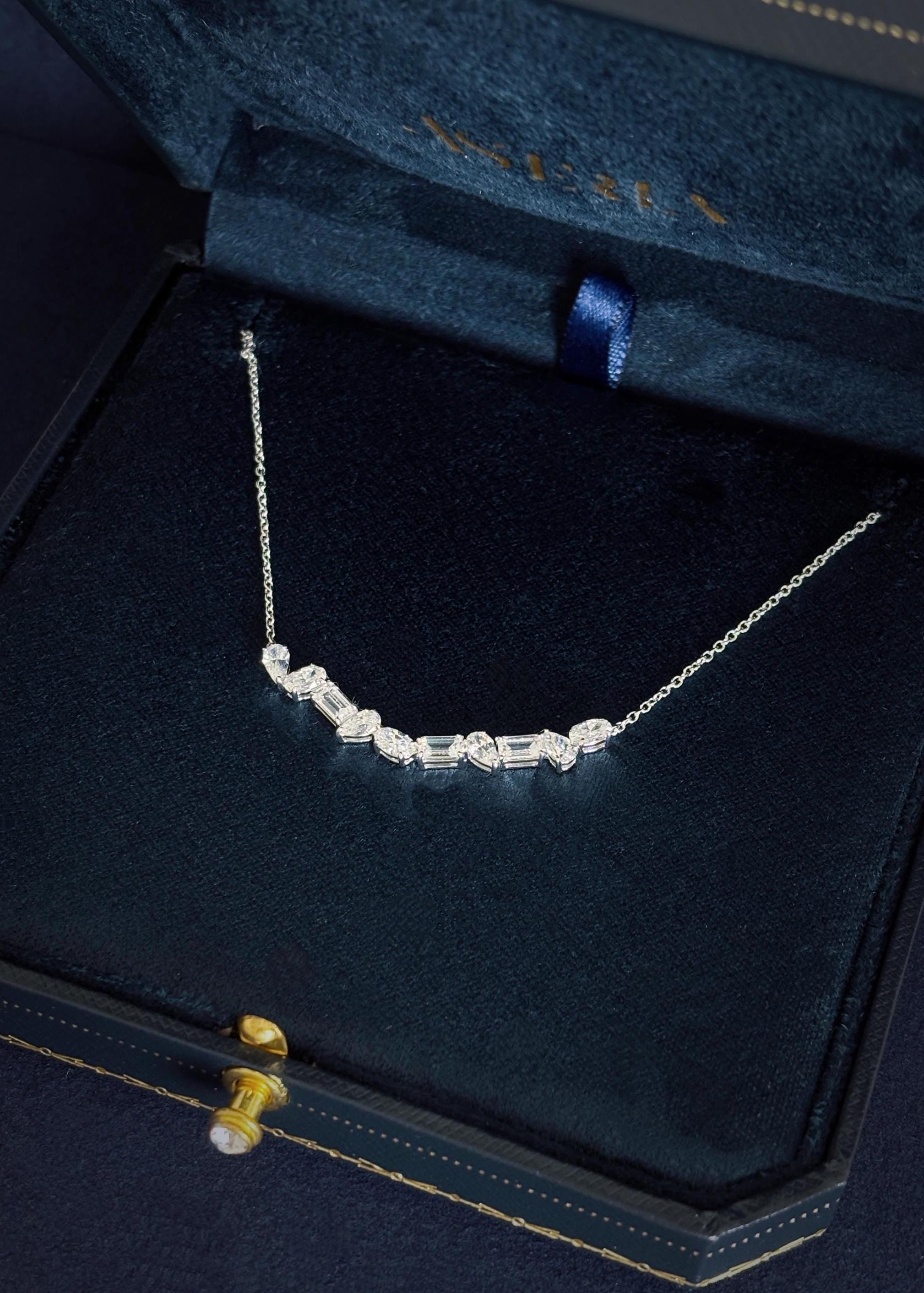 Crystal Bar Necklace