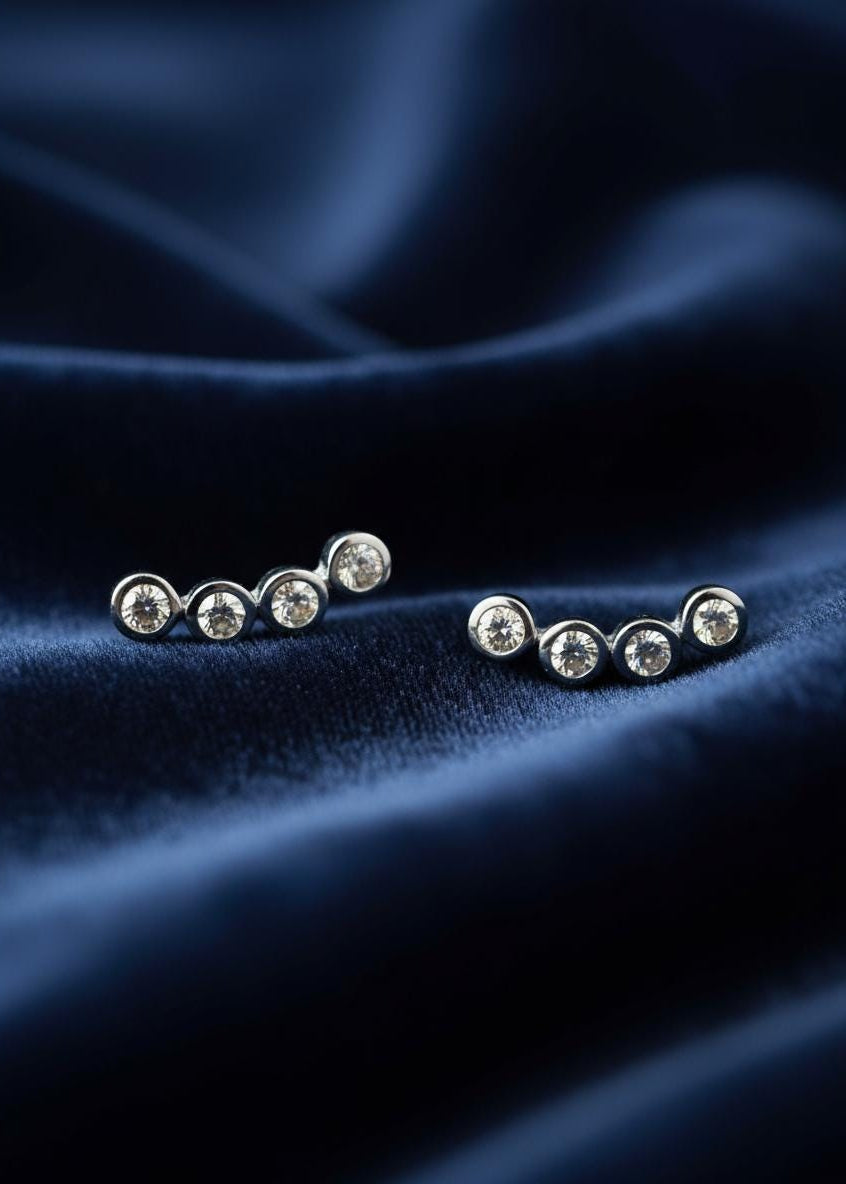 Arc Stud Earrings