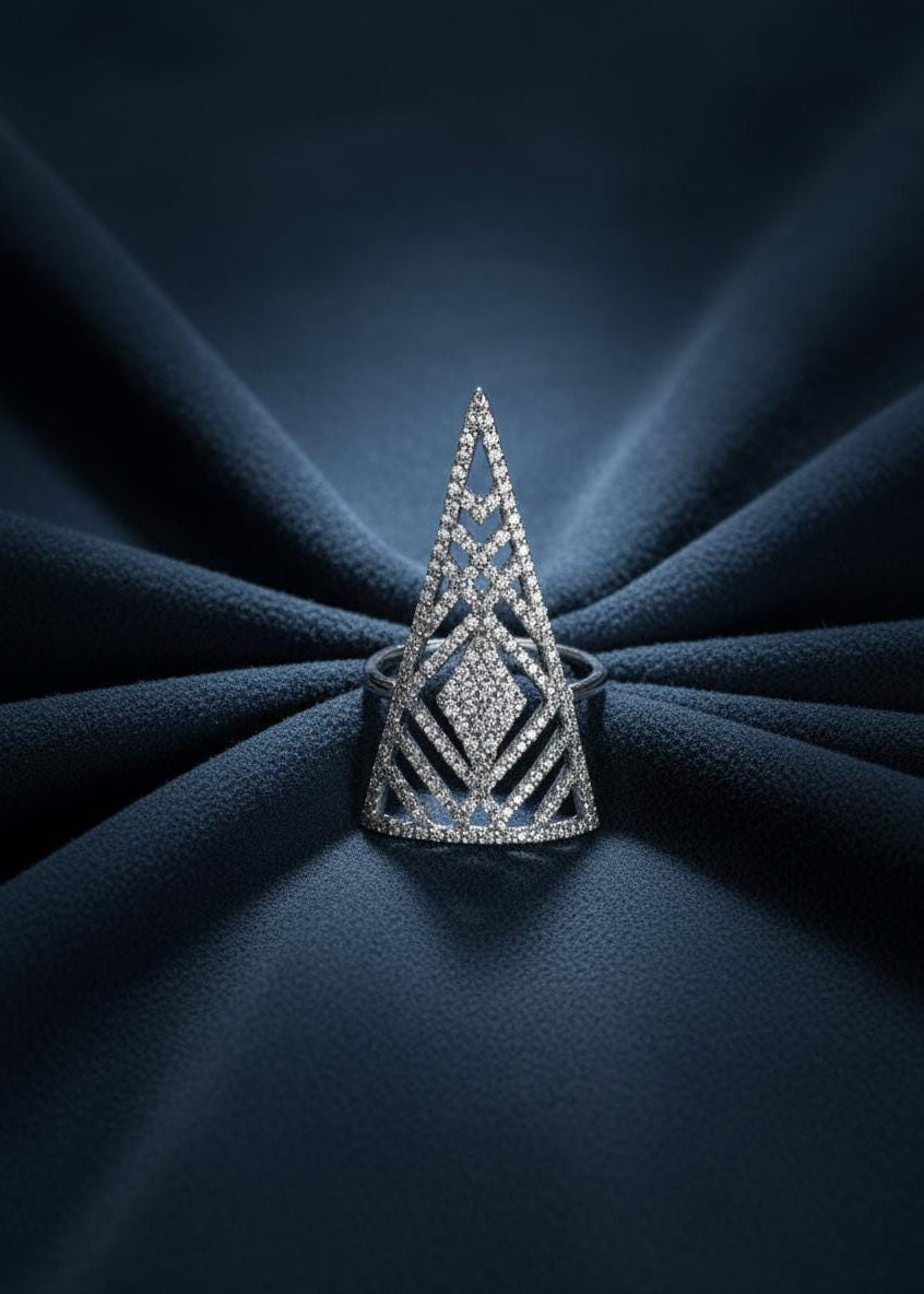 Art Deco Triangle Ring