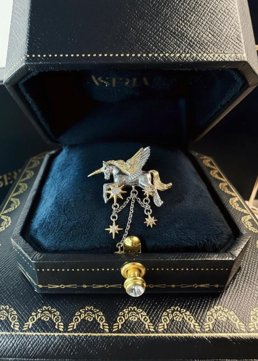 Unicorn Starfall Brooch