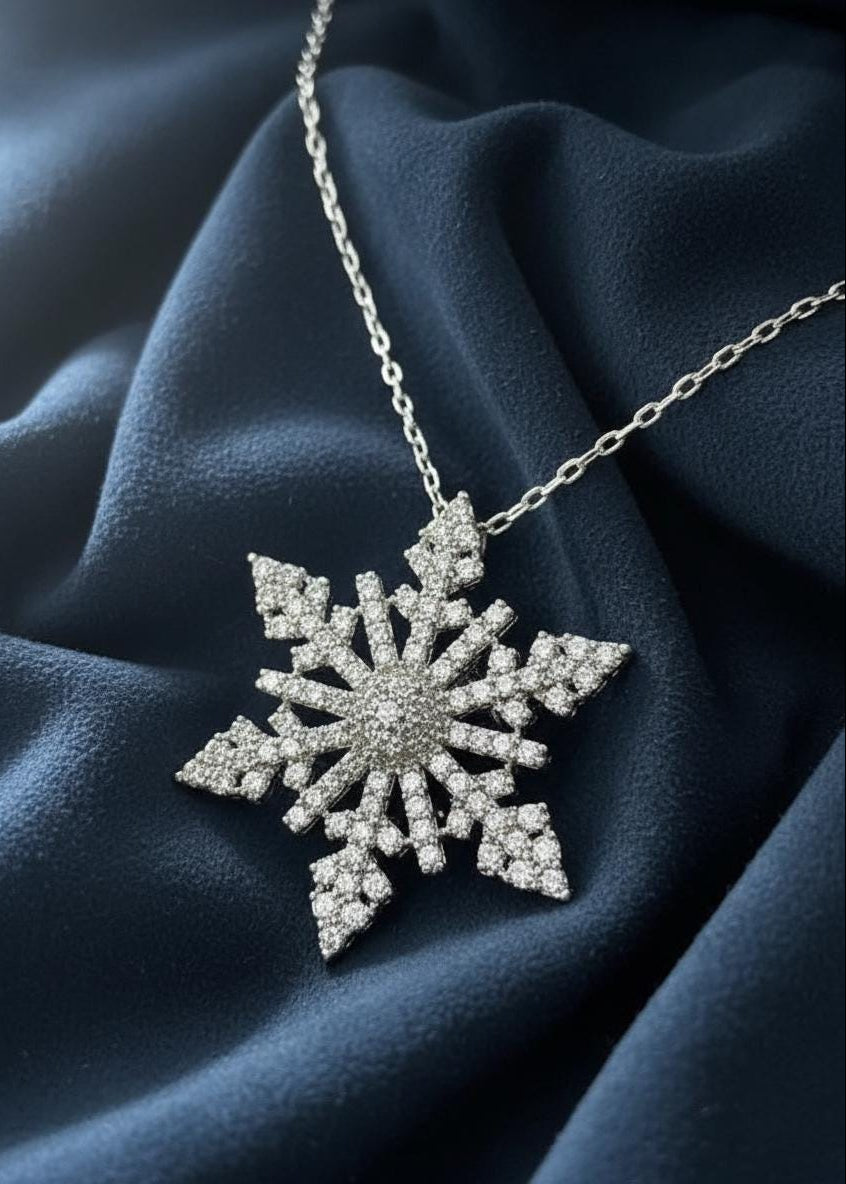 Snowflake Pendant Necklace