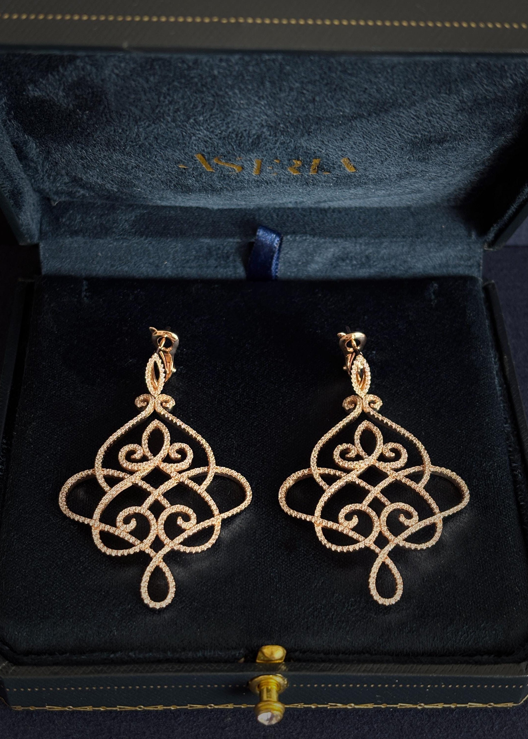 Filigree Lace Drop Earrings