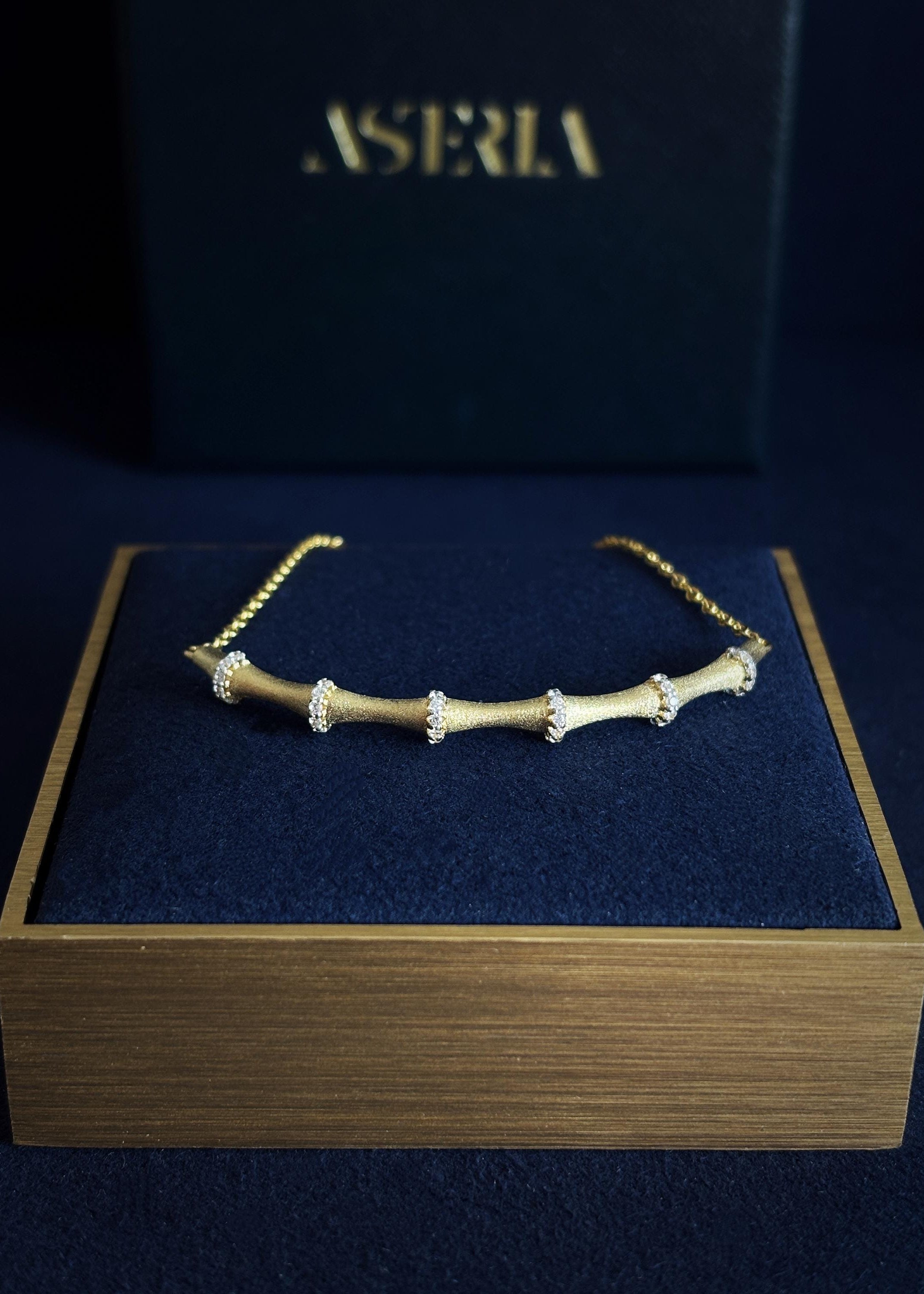 Gold Bamboo Bracelet