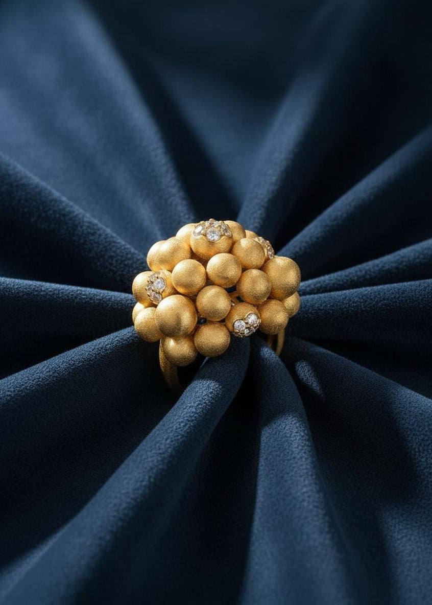 Kinetic Dome Statement Ring