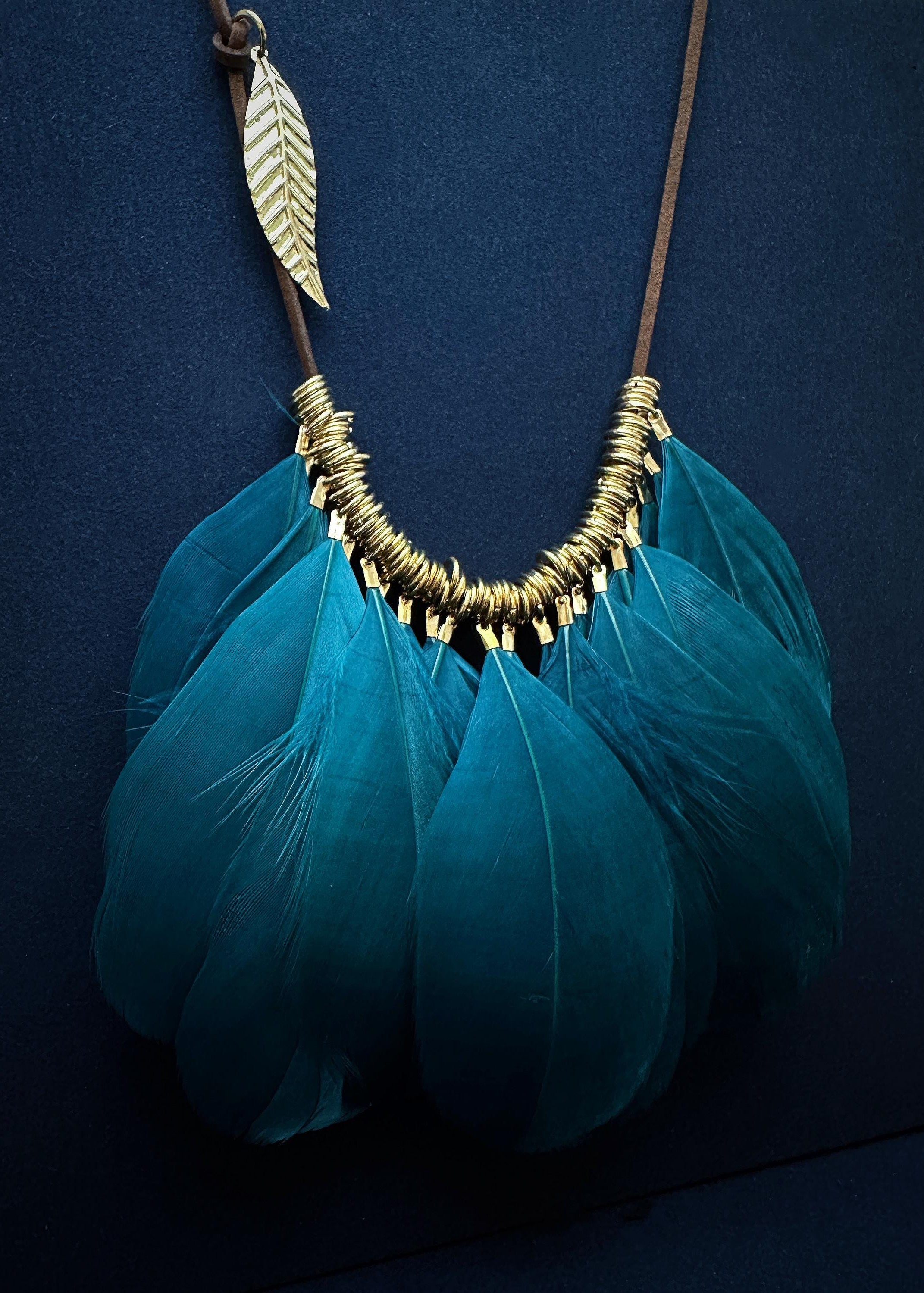 Feather Statement Necklace