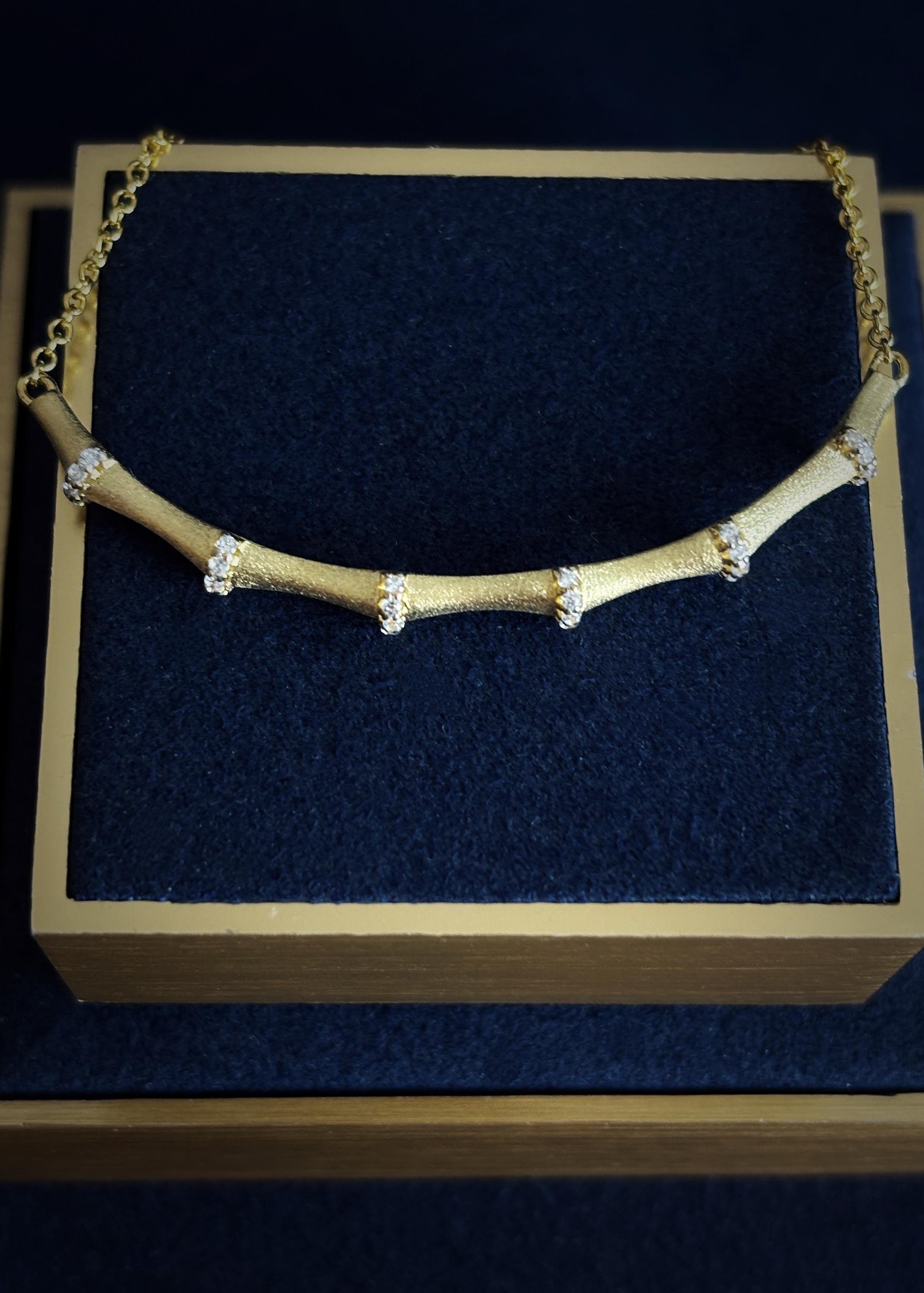 Gold Bamboo Bracelet