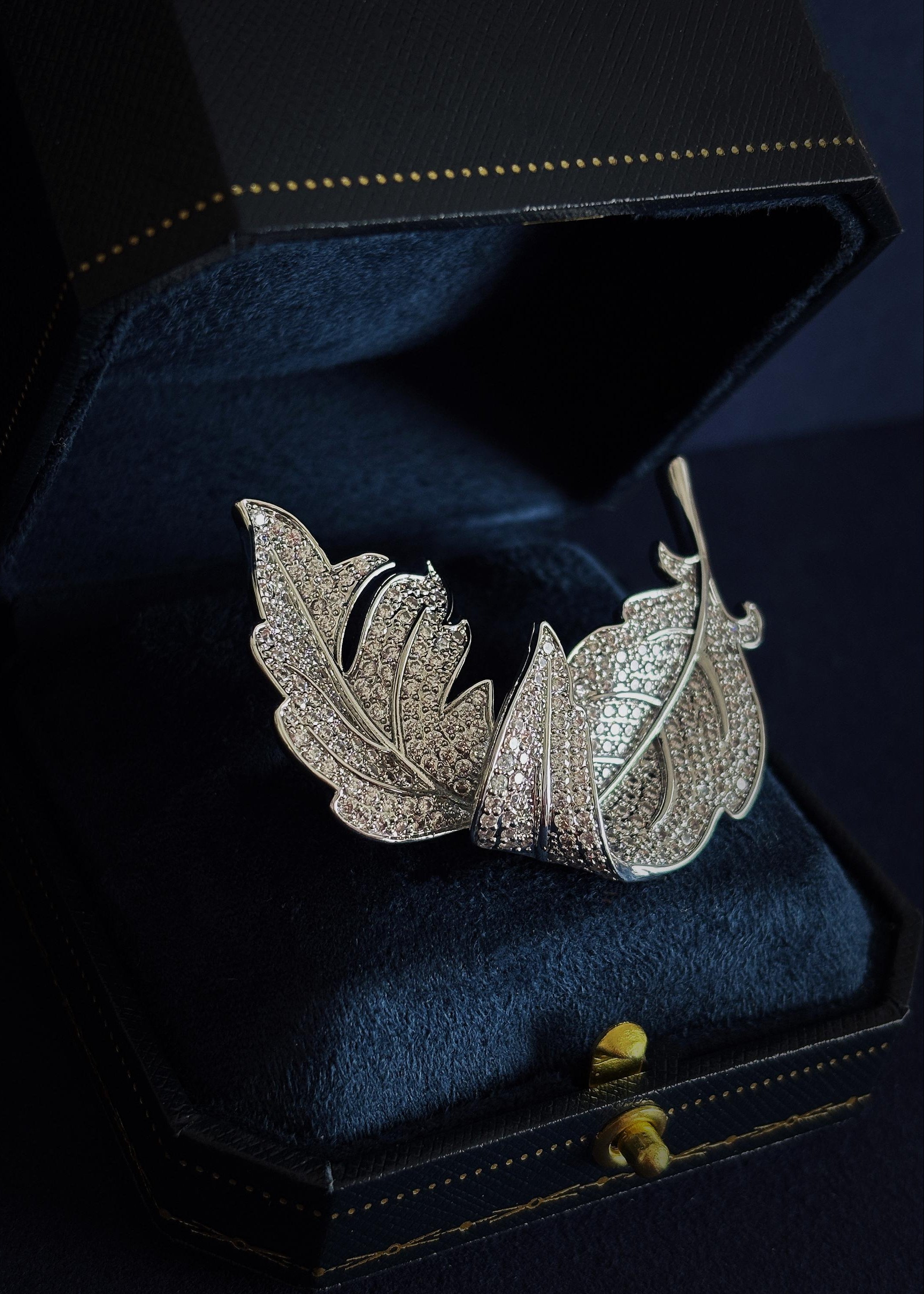Leaf Statement Brooch