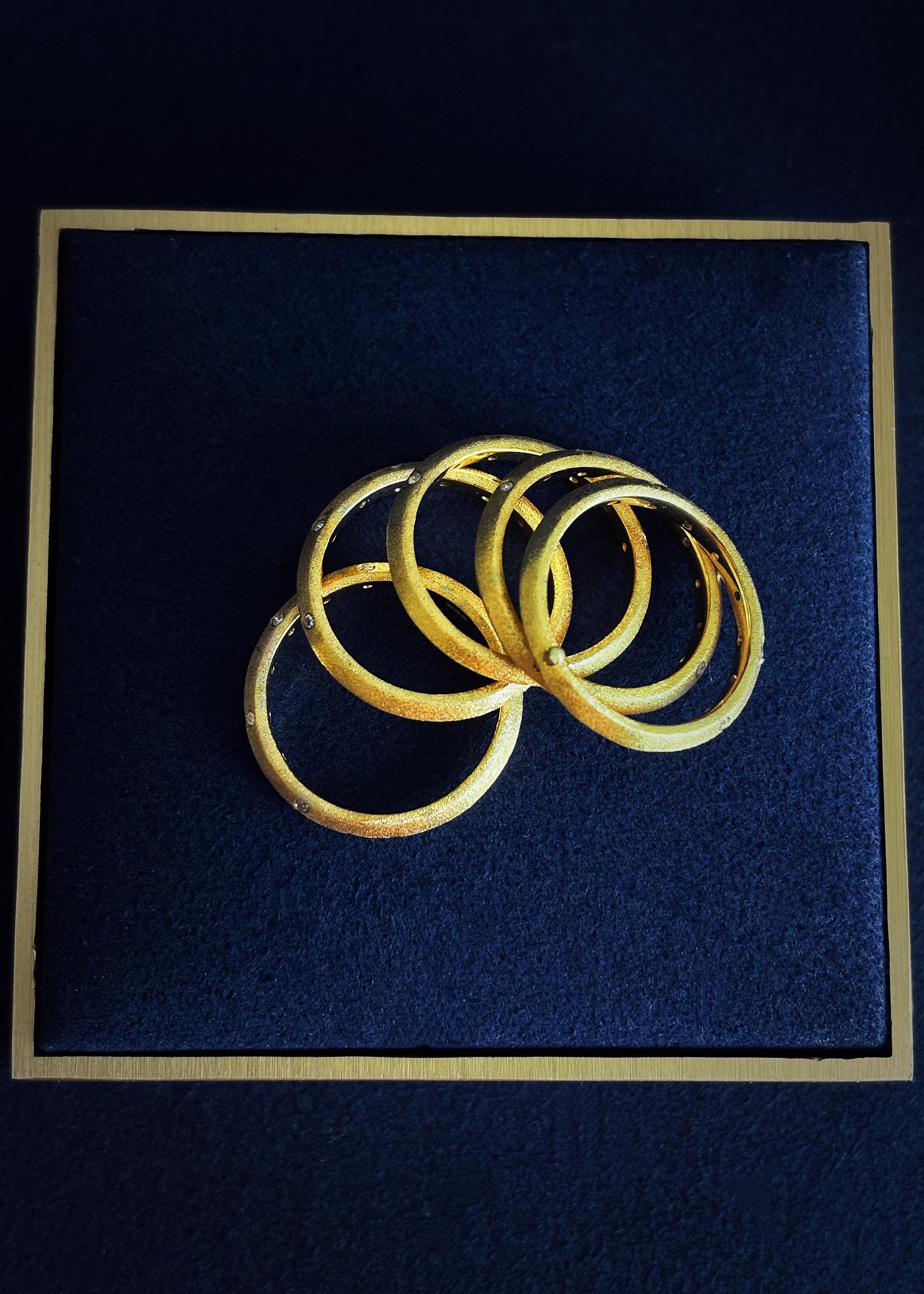 Stacked Band Statement Ring