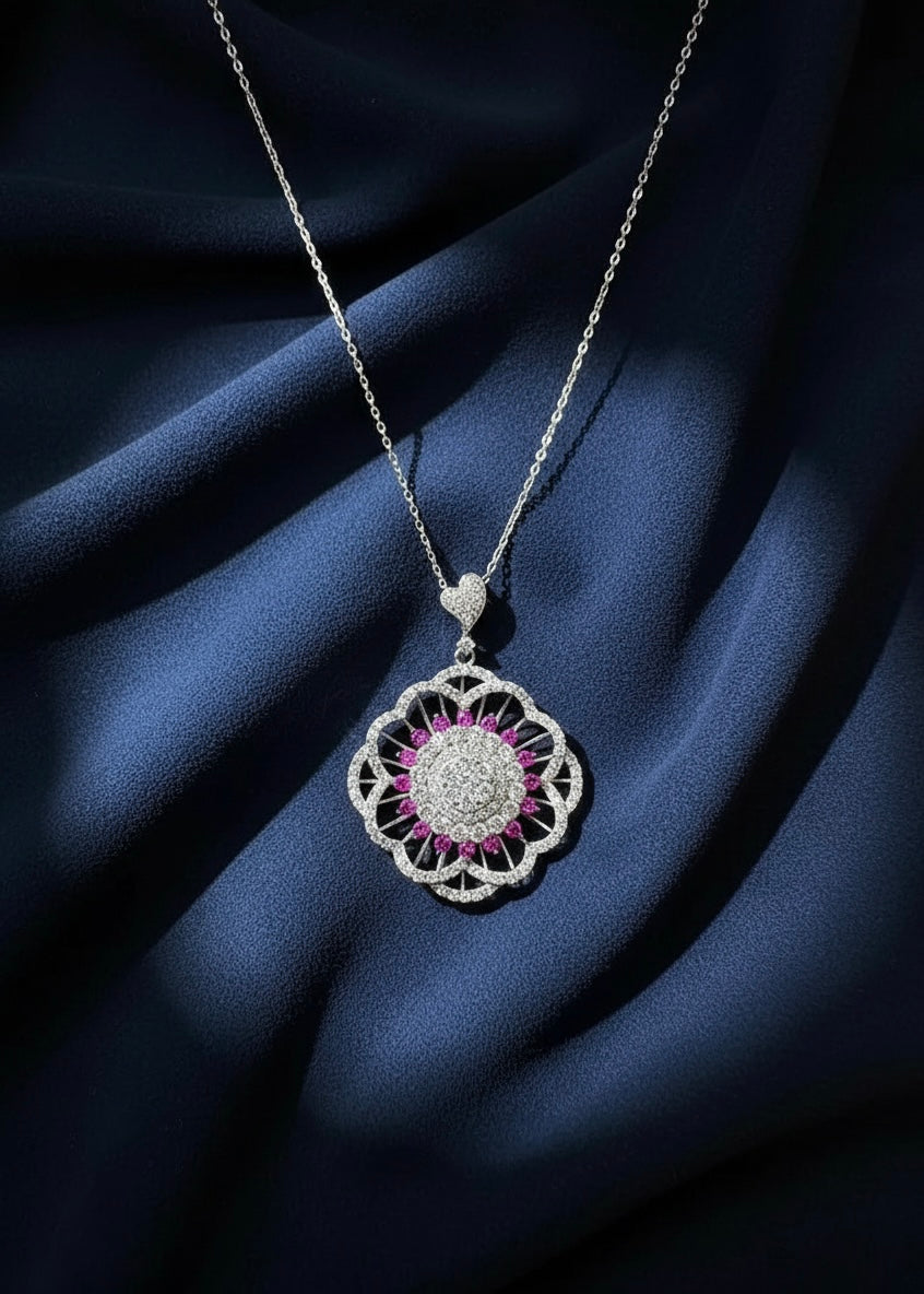 Floral Pendant Necklace