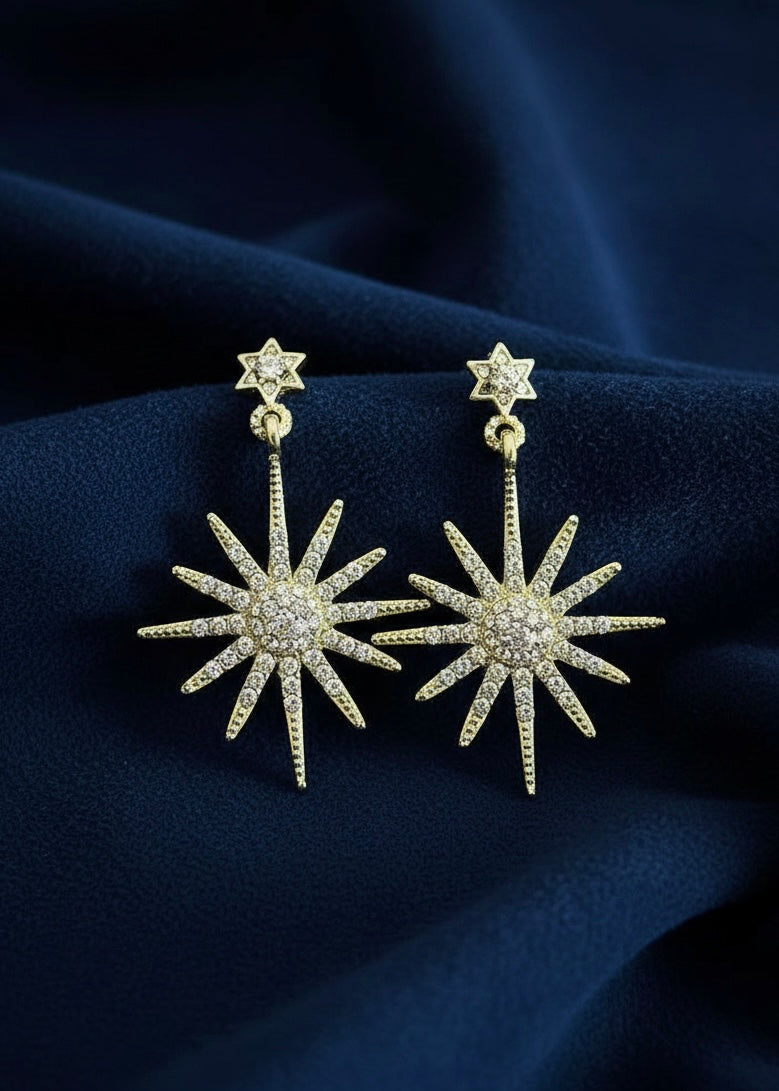 Starburst Drop Earrings