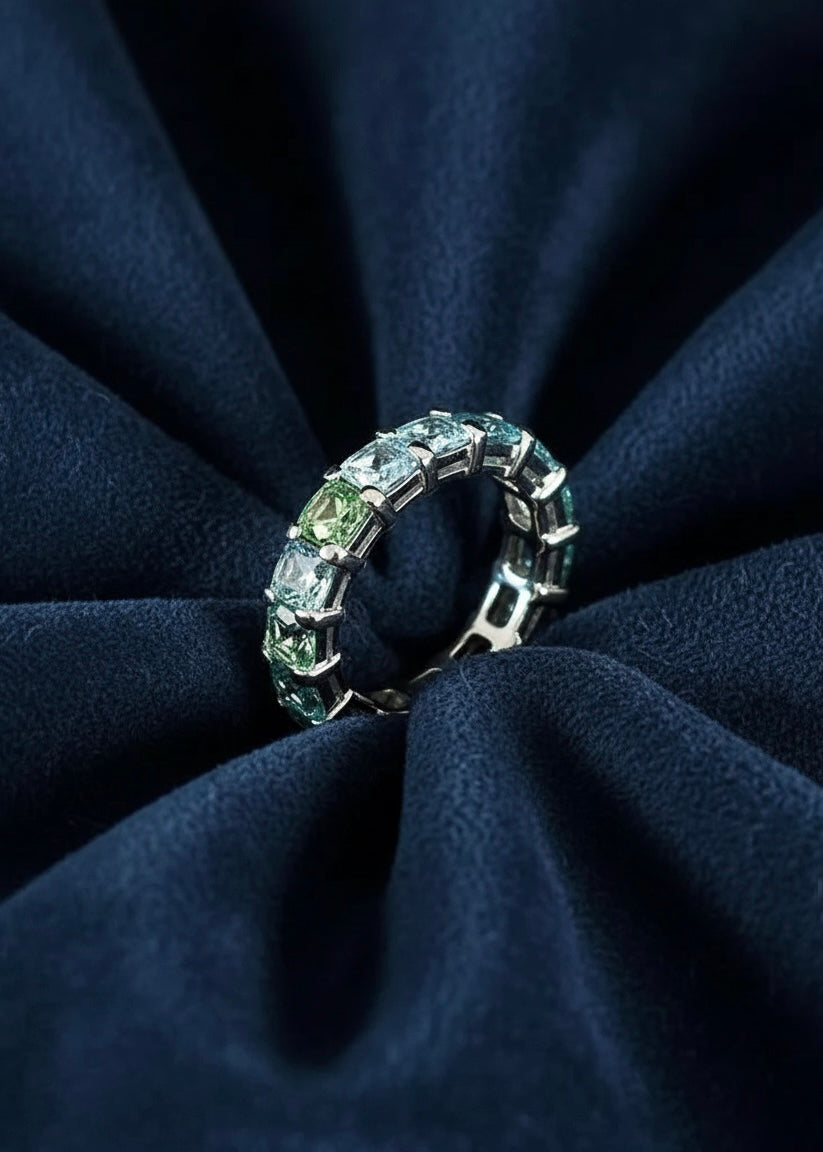 Ocean Fade Eternity Ring