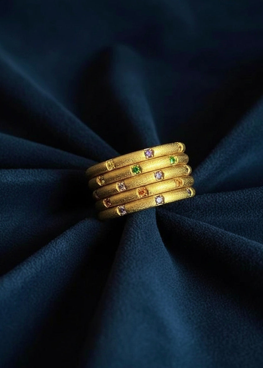 Multi-Band Gold Ring