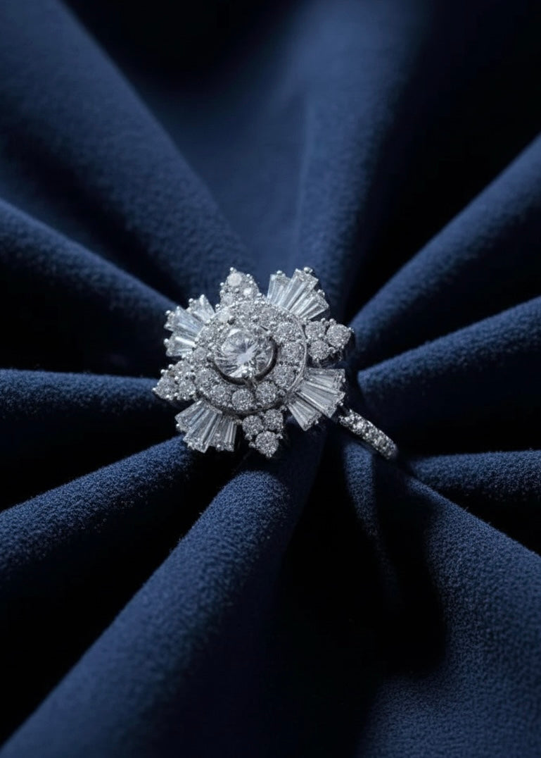 Snowflake Statement Ring
