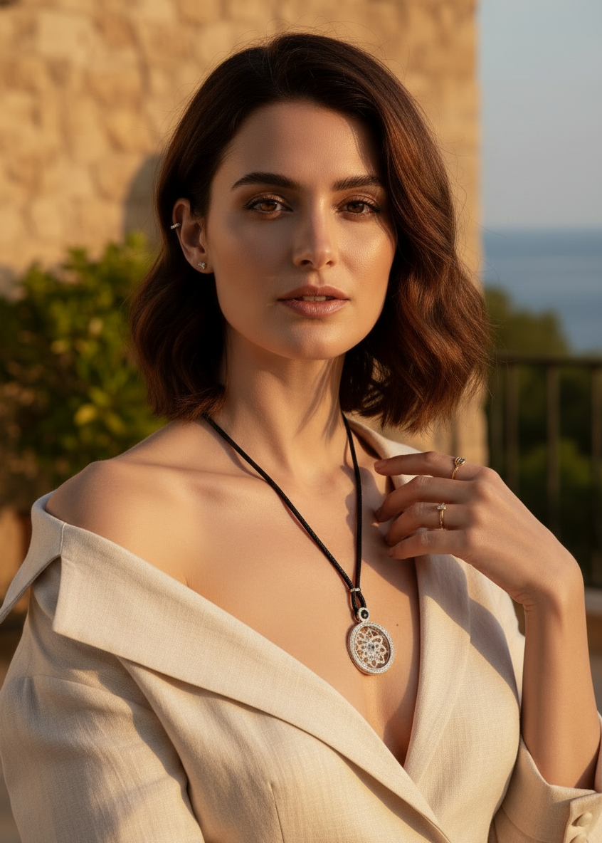 Spinning Mandala Necklace