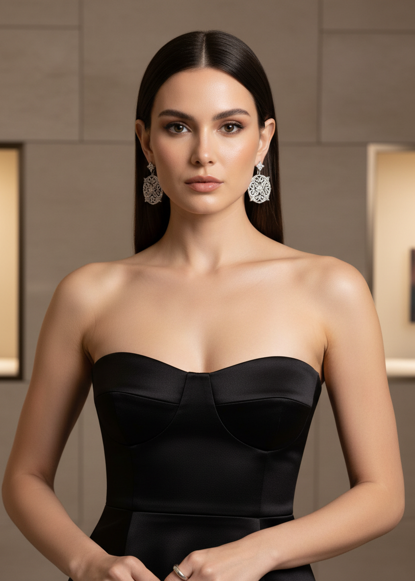 Filigree Statement Earrings