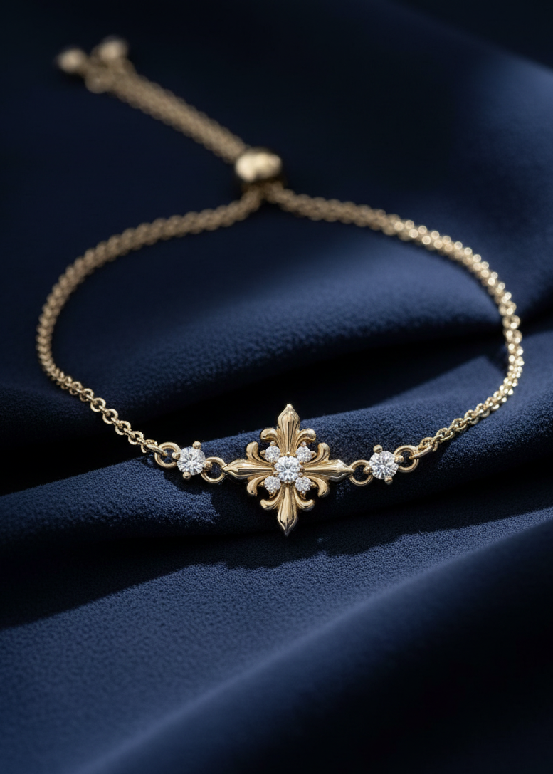 Fleur Crest Mini Bracelet