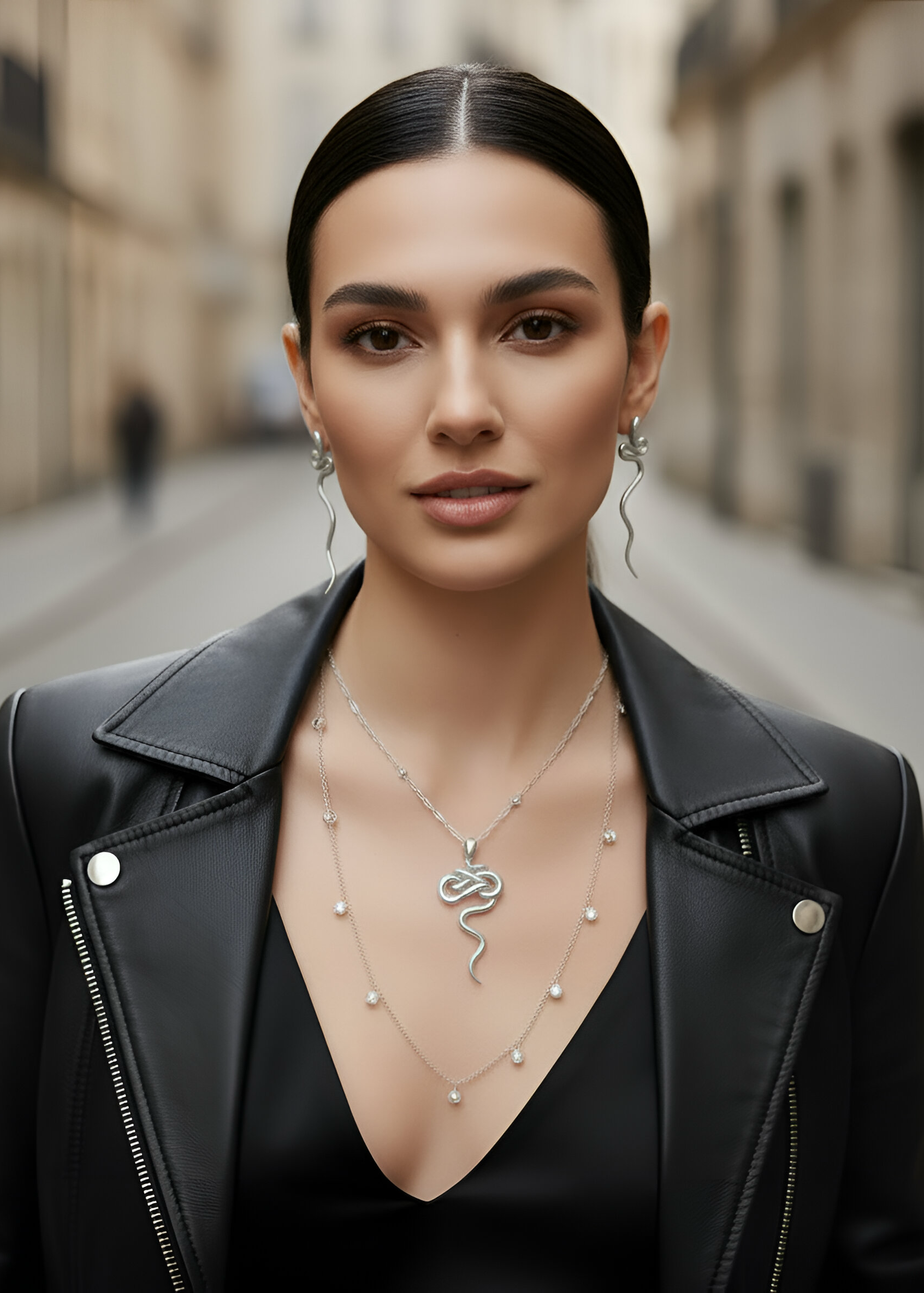 Serpent Drop Earrings