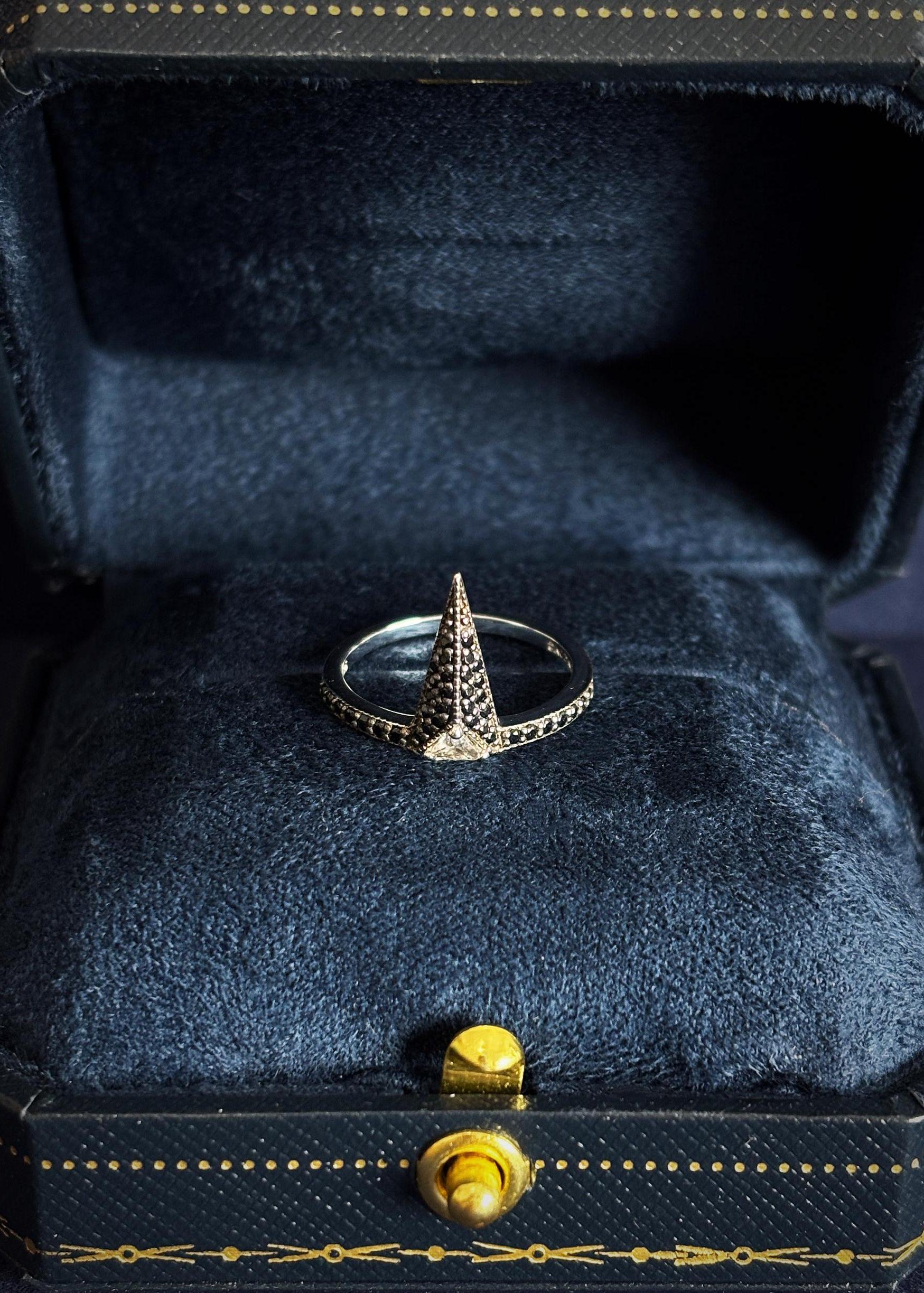 Spike Pyramid Ring