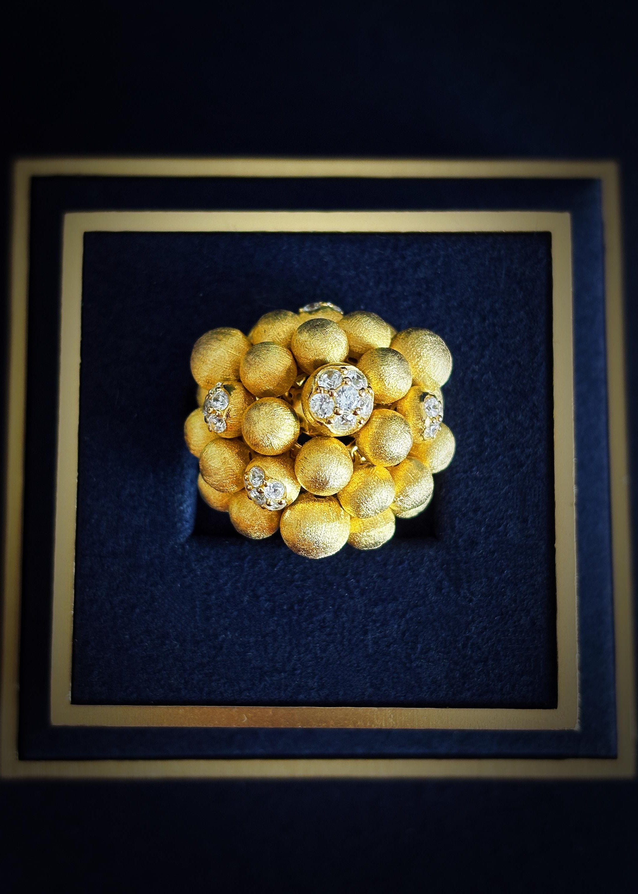 Kinetic Dome Statement Ring